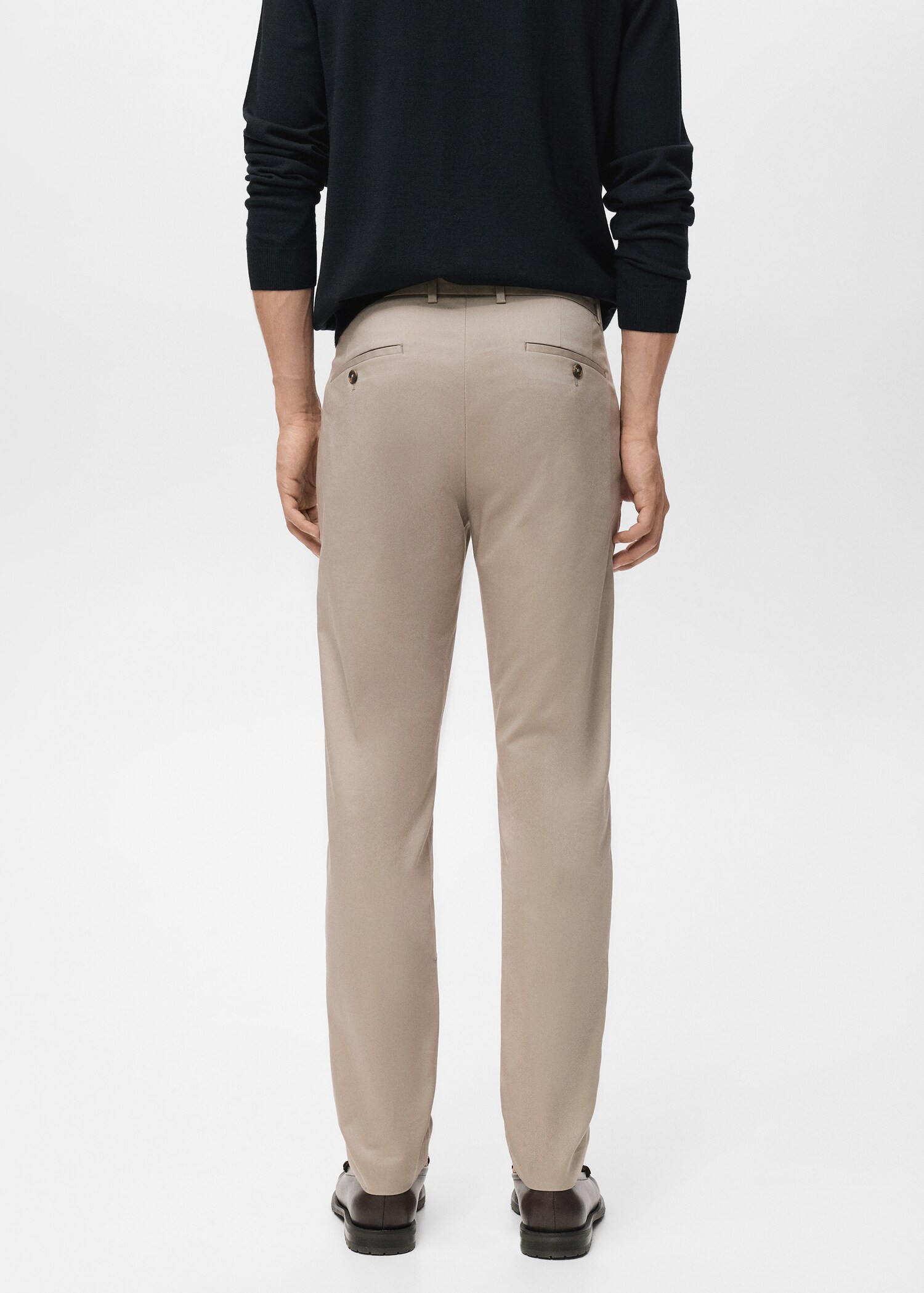 Dublino slim-fit chino trousers - Reverse of the article