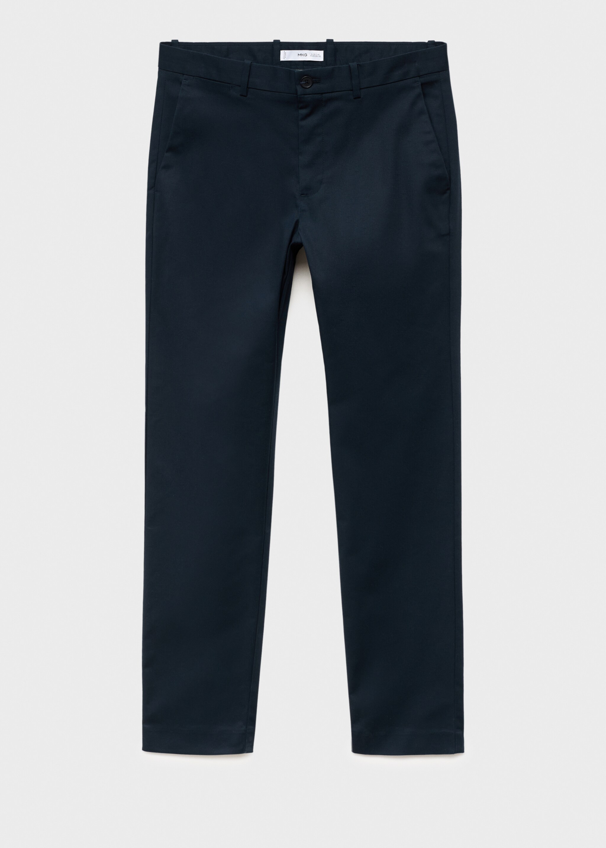 Dublino slim-fit chino trousers - Article without model, Night Blue. Ref: 17085973-00.