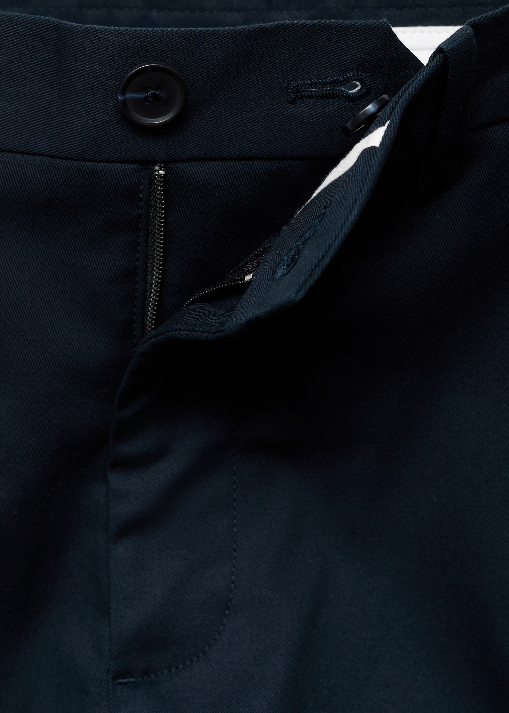 Dublino slim-fit chino trousers - Details of the article 0, Night Blue. Ref: 17085973-00.