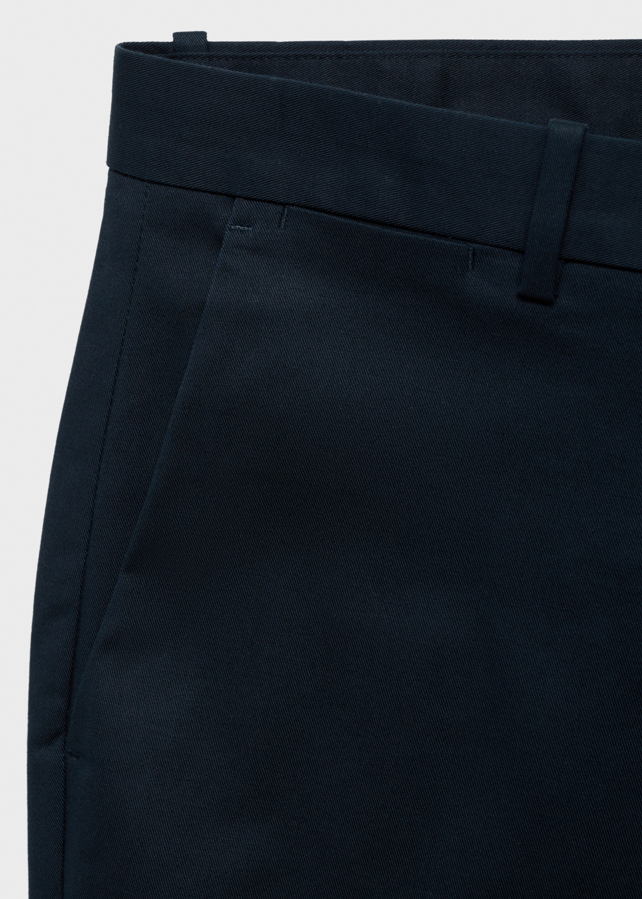 Dublino slim-fit chino trousers - Details of the article 8, Night Blue. Ref: 17085973-00.