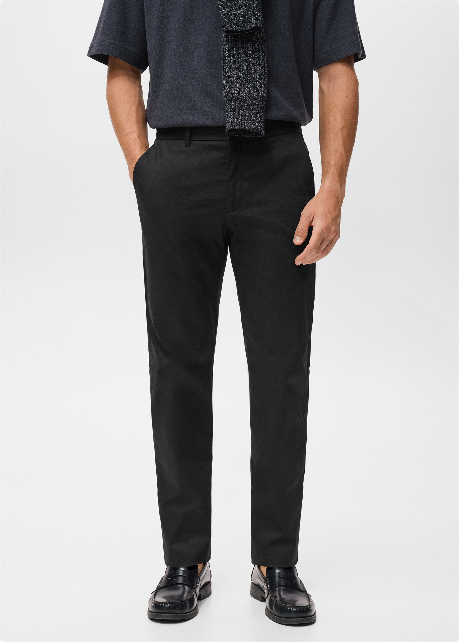 Mango Man Pantalon Chino Hombre Mango Pantalón Dublino Chino Slim