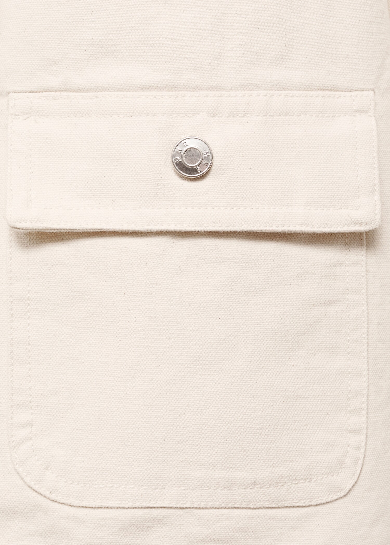 Denim parka with corduroy collar - Details of the article 8
