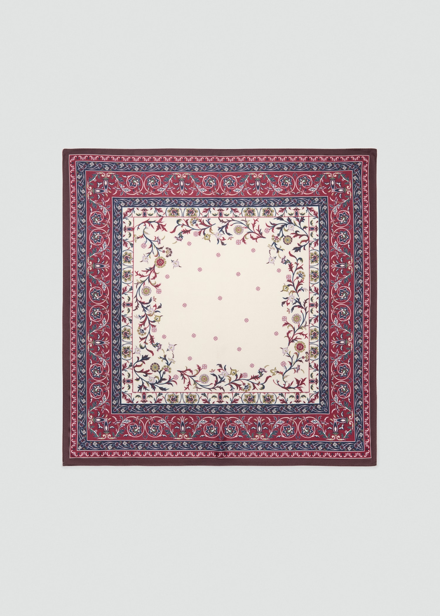 Foulard satinato stampato Donna MANGO Italia