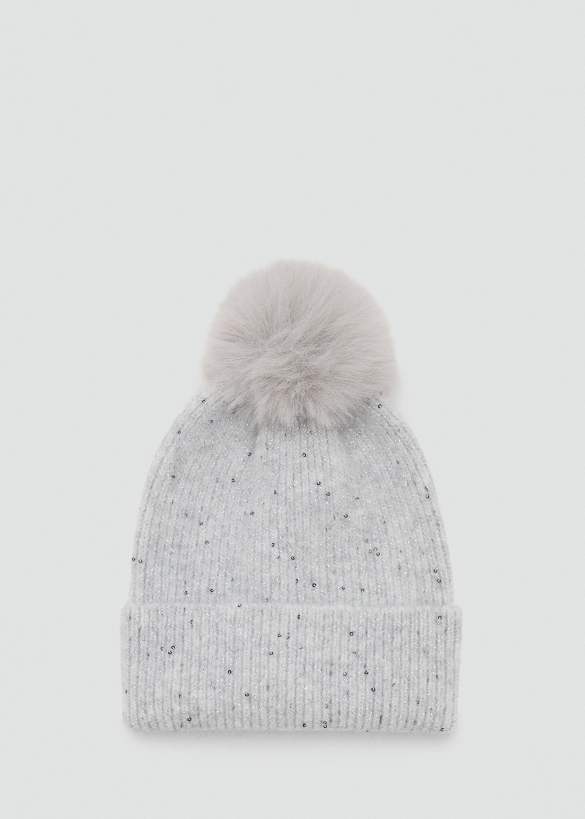 Gorro lentejuelas brillante - Artículo sin modelo, Gris. Ref: 17085994-00.