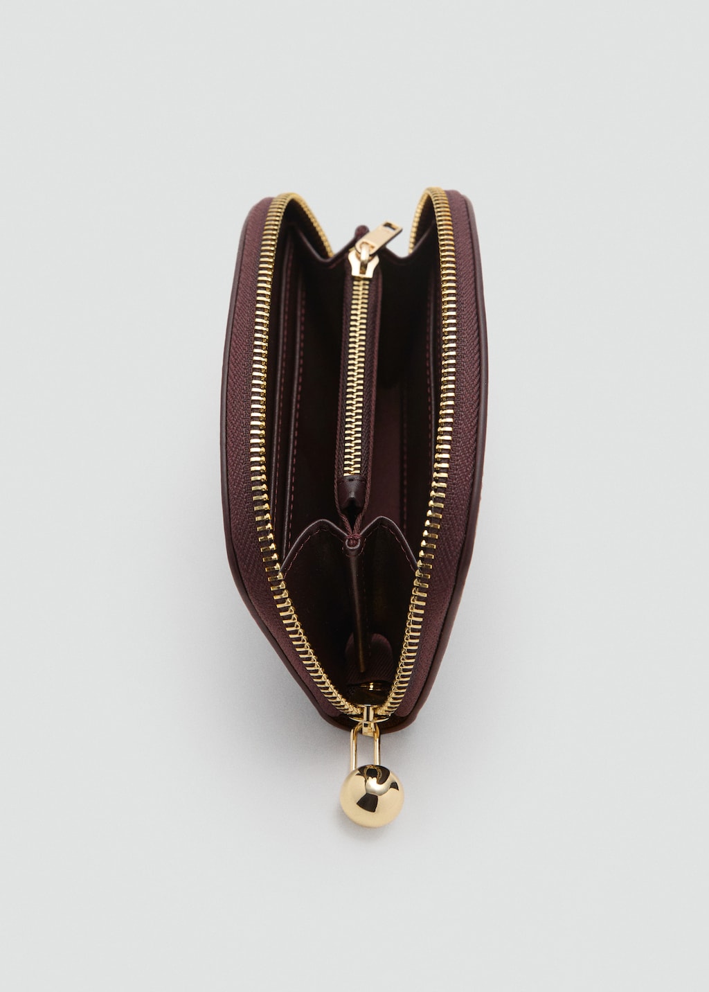 Medium wallet with mini-bead embellishment