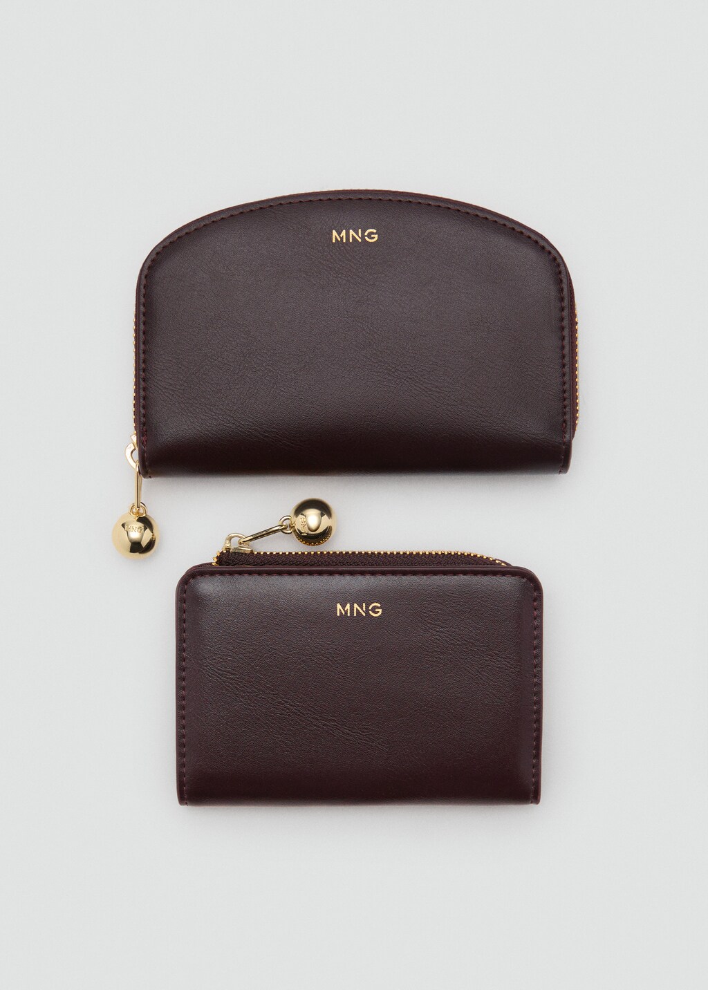 Medium wallet with mini-bead embellishment