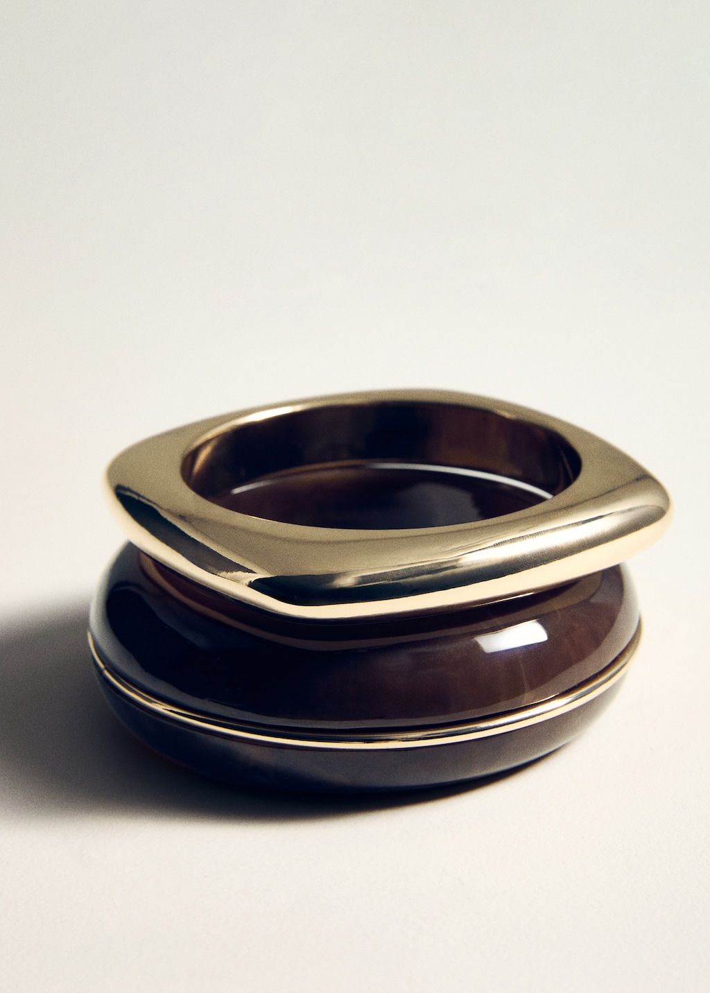 Pack of 2 rigid bracelets