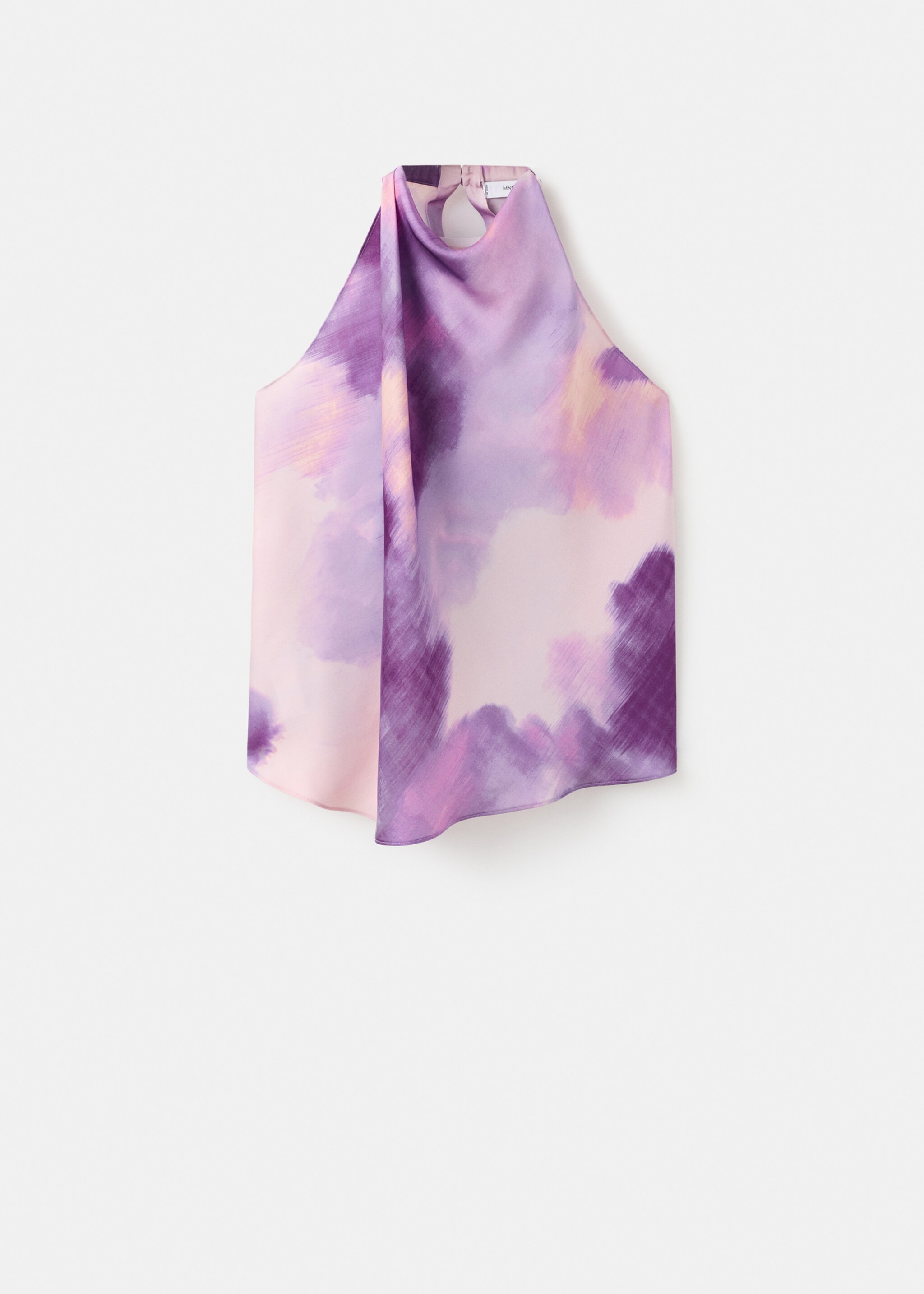 Chemisier tie-dye foulard - Article sans modèle, Violet clair/pastel. Ref: 17085999-00.
