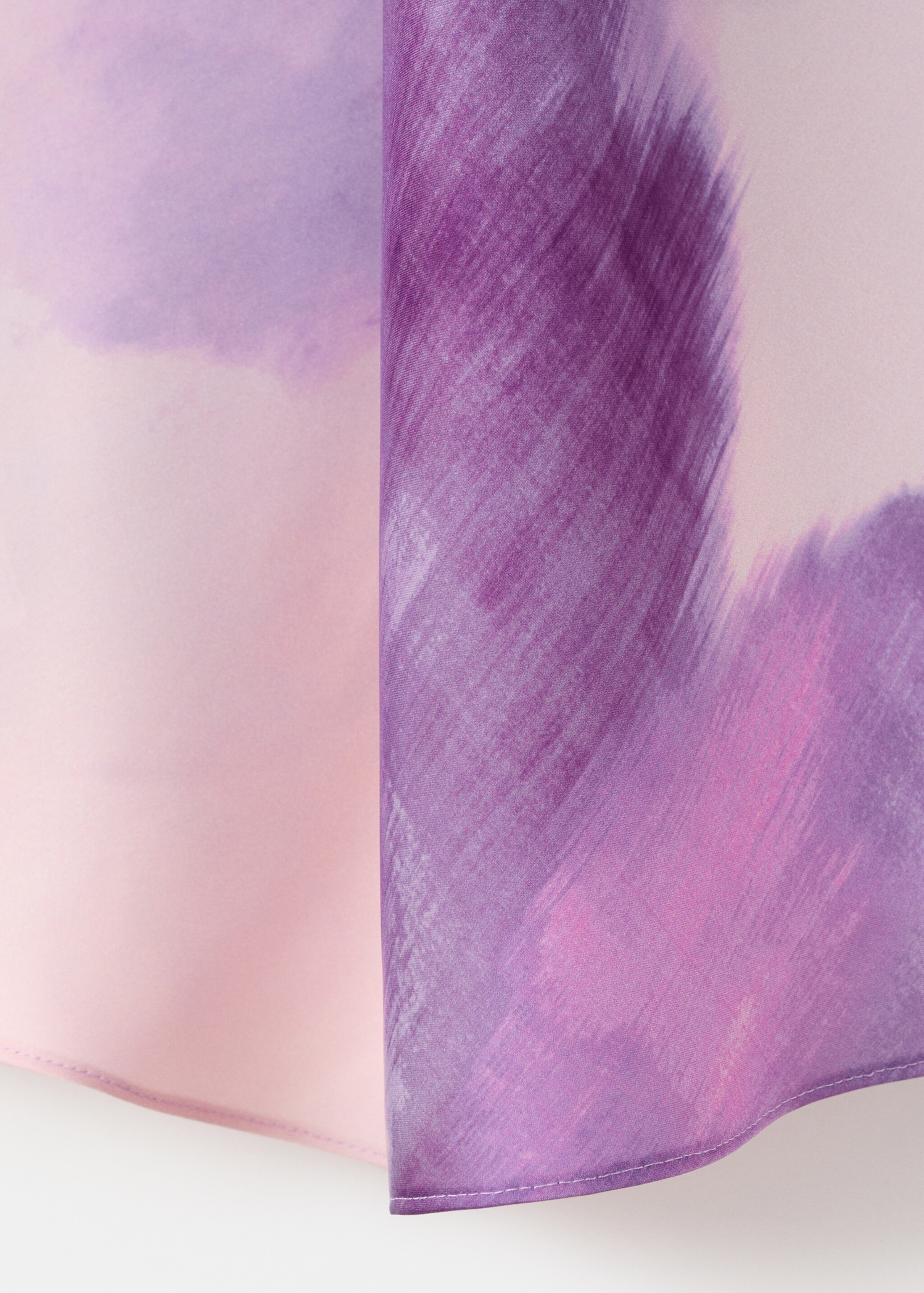 Chemisier tie-dye foulard - Détail de l'article 0, Violet clair/pastel. Ref: 17085999-00.