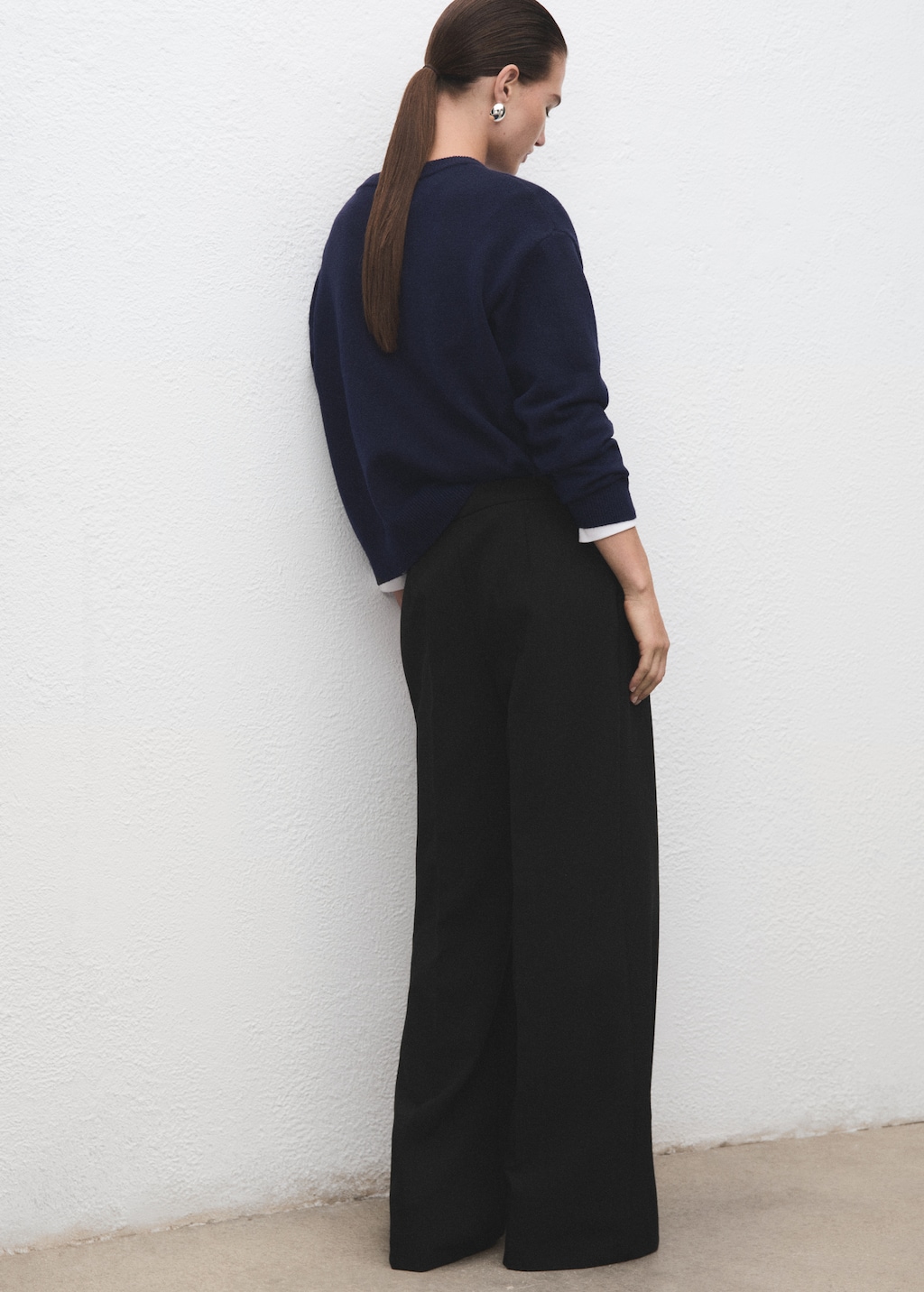 Combined trousers with belt