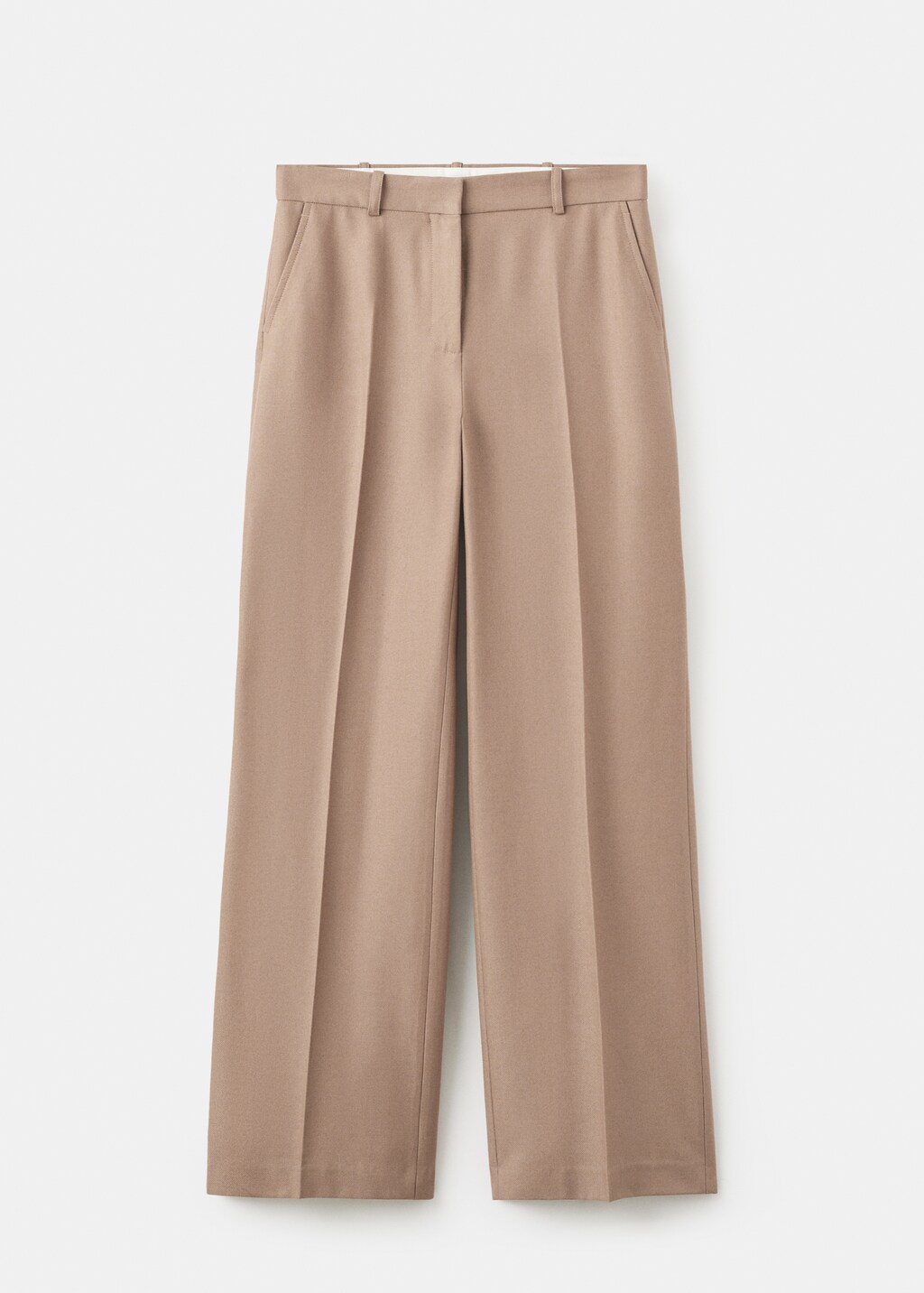 Straight wool-blend suit pants - image 4