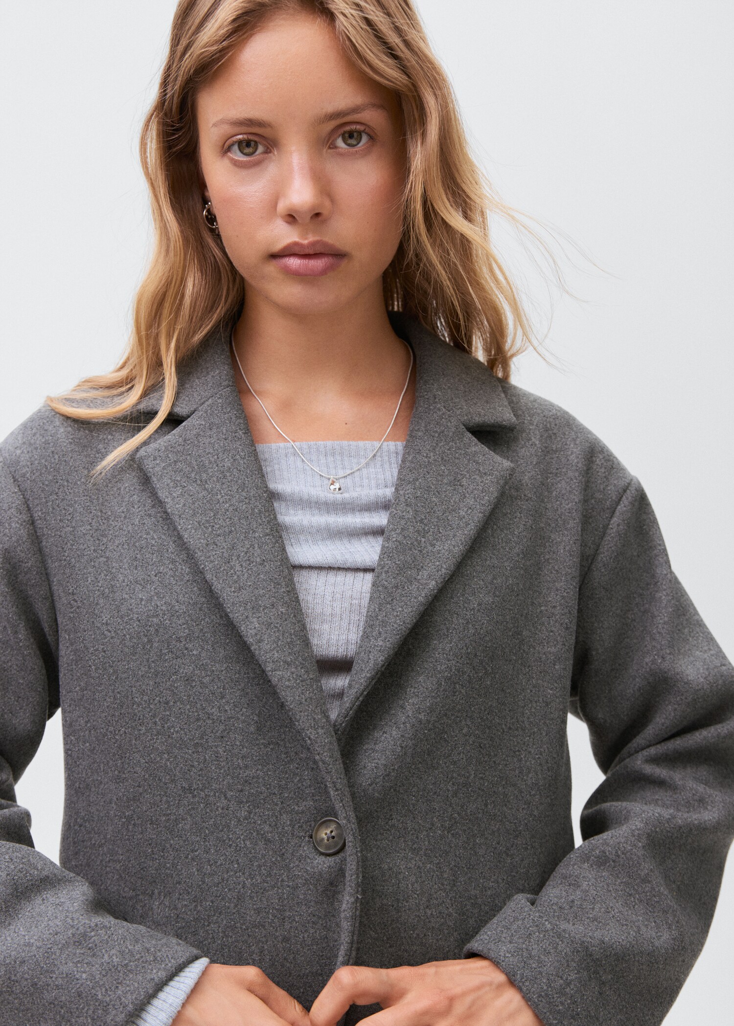 Cloth midi-coat - Details of the article 1