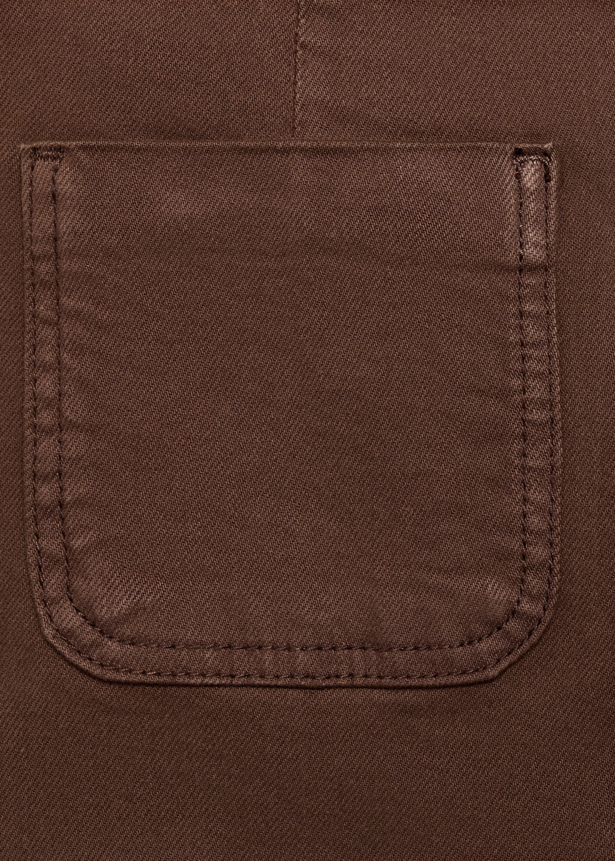 Jean wideleg poches - Détail de l'article 8, Chocolat. Ref: 17086330-00.