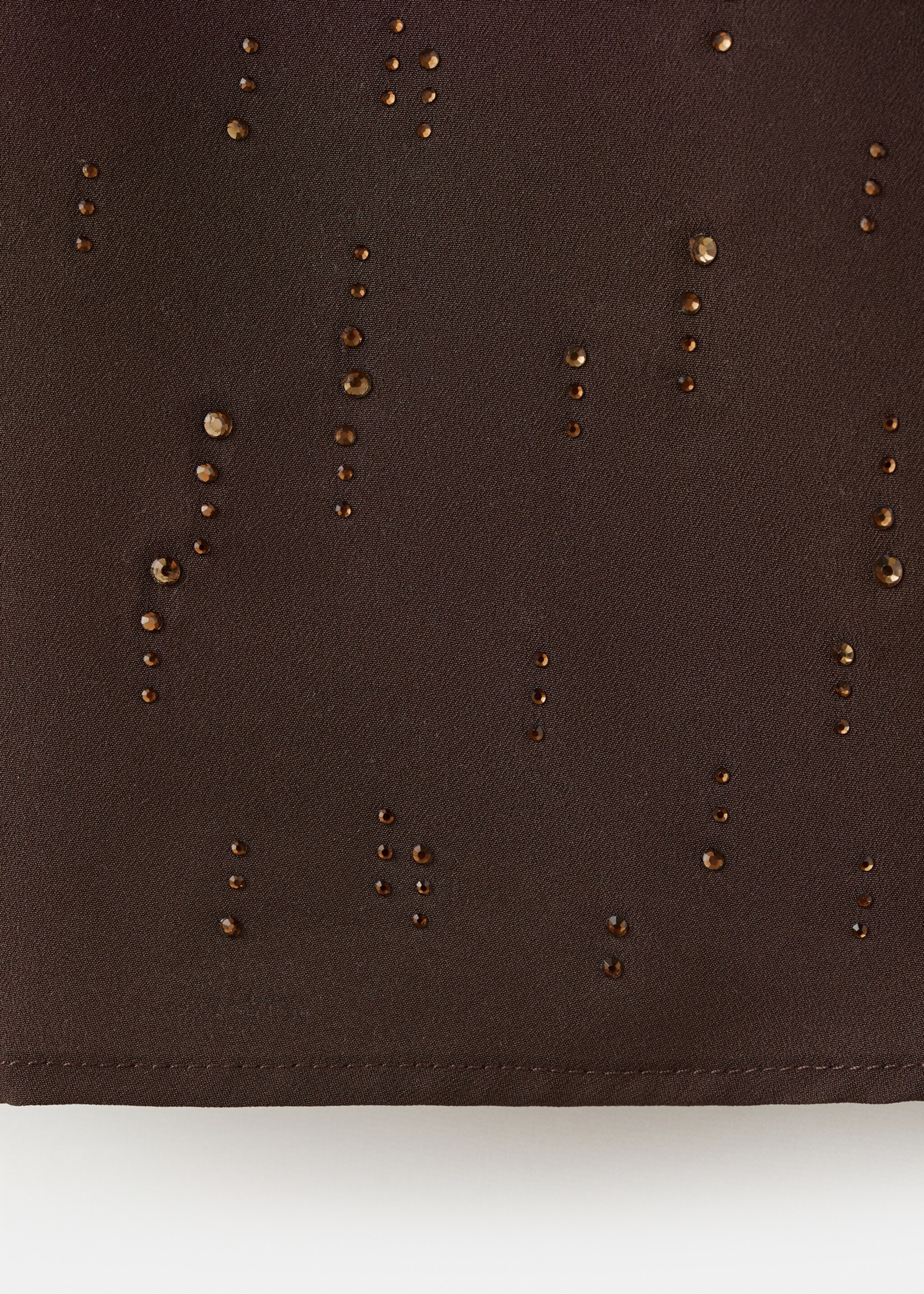 Top lingerie avec perles - Détail de l'article 0, Marron. Ref: 17086331-00.