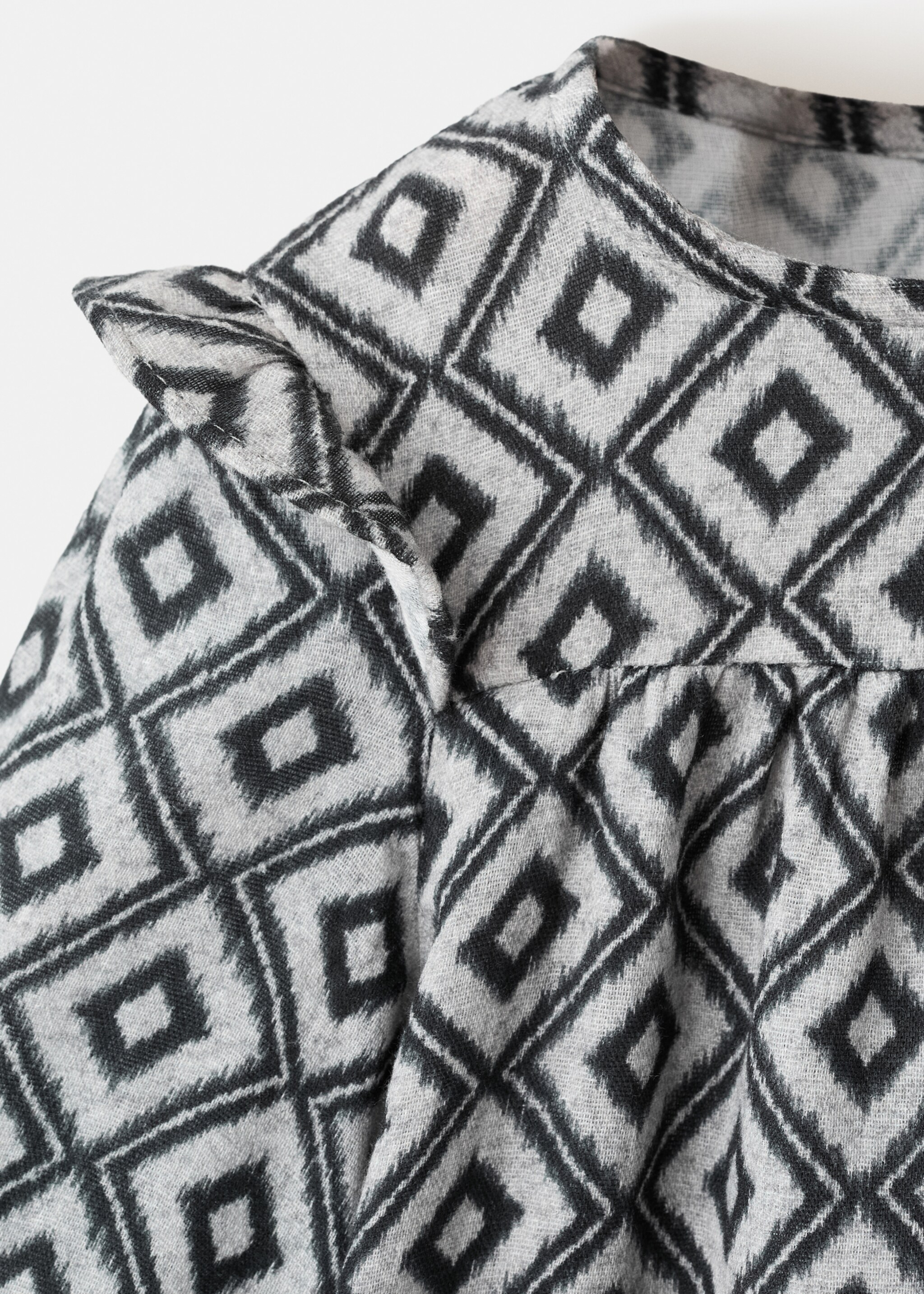 Ethnic print dress - Детальніше про товар 8, Чорний. Ref: 17086335-00.