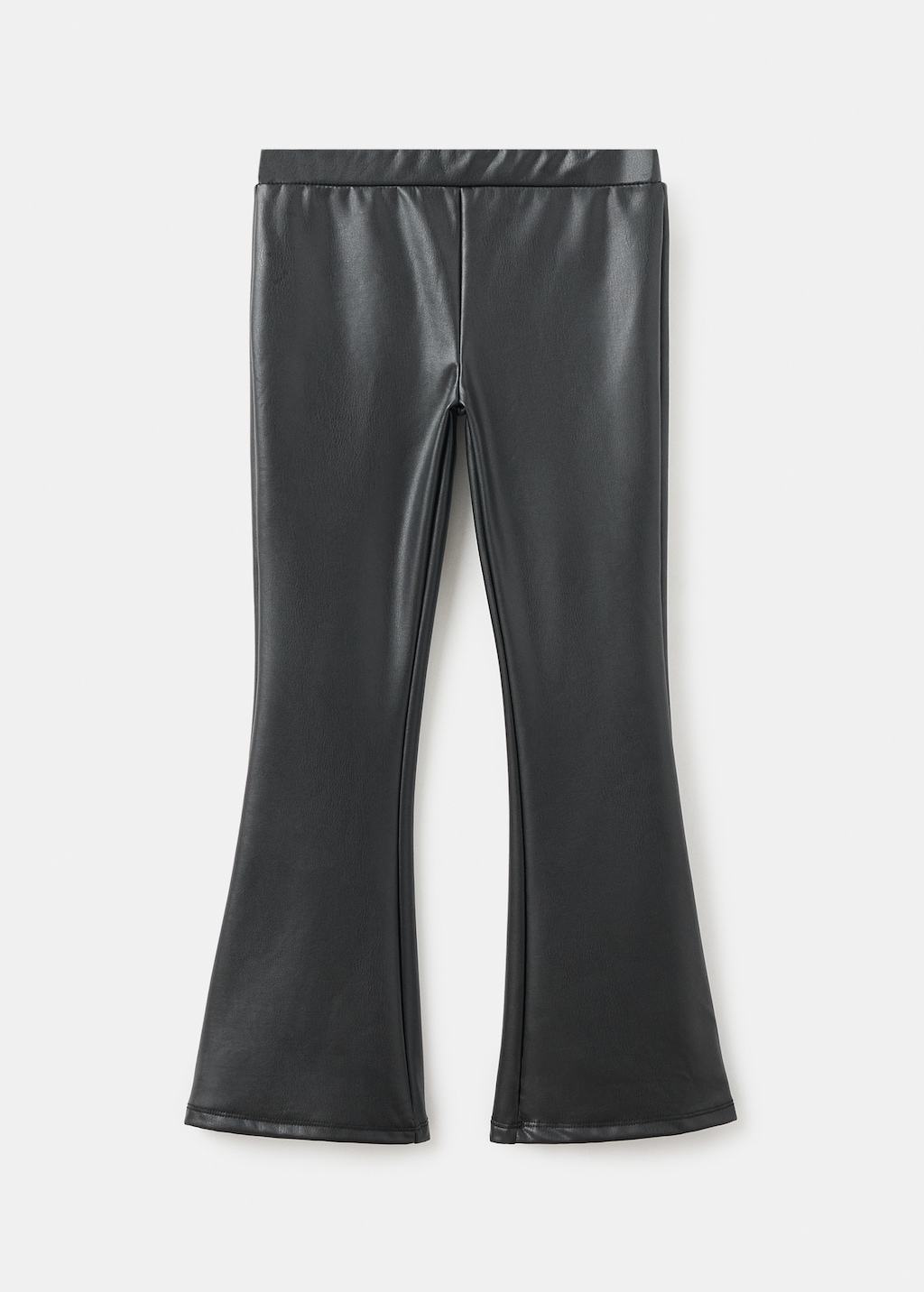 Faux-leather leggings