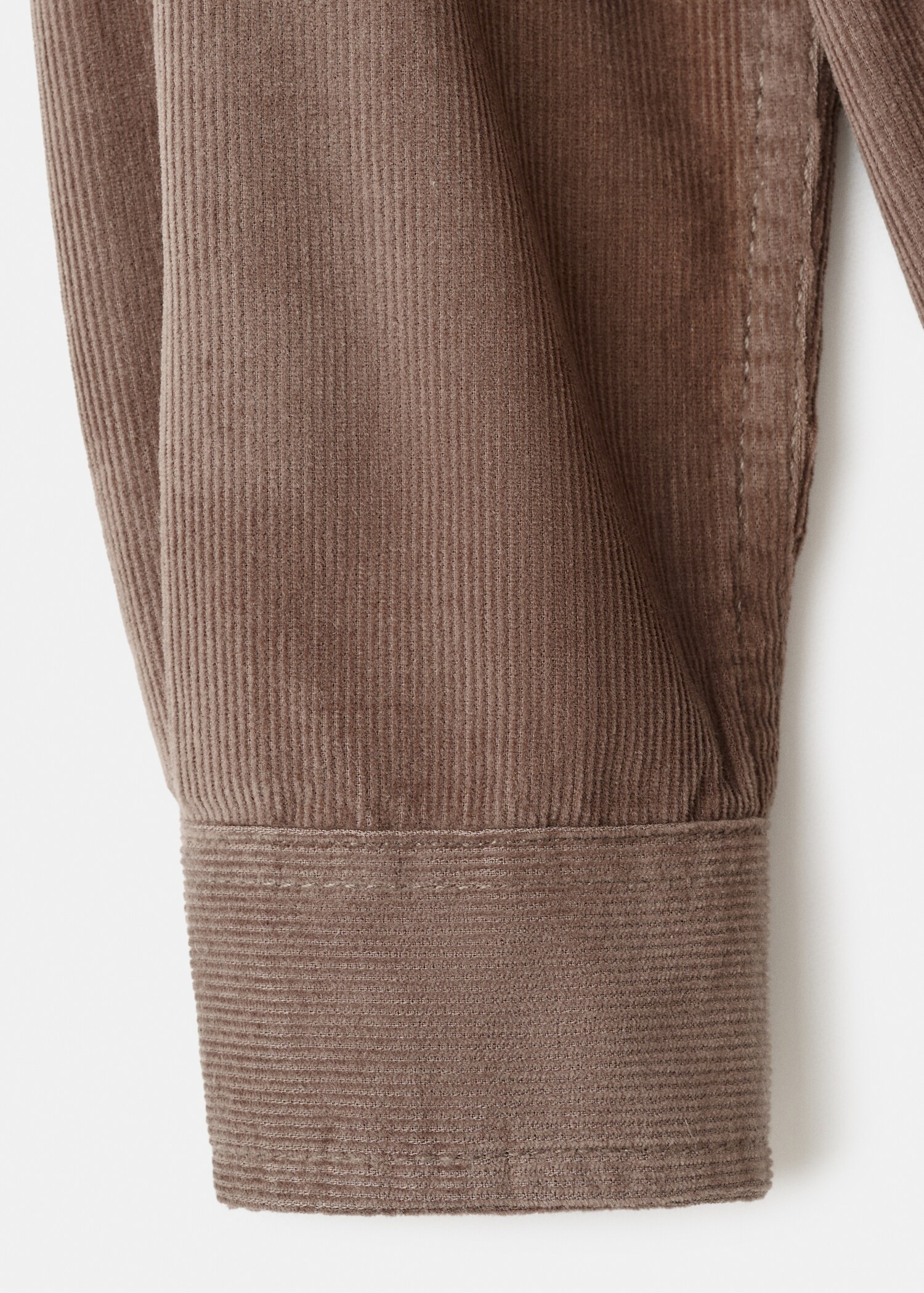 Regular-fit corduroy shirt - Details of the article 0