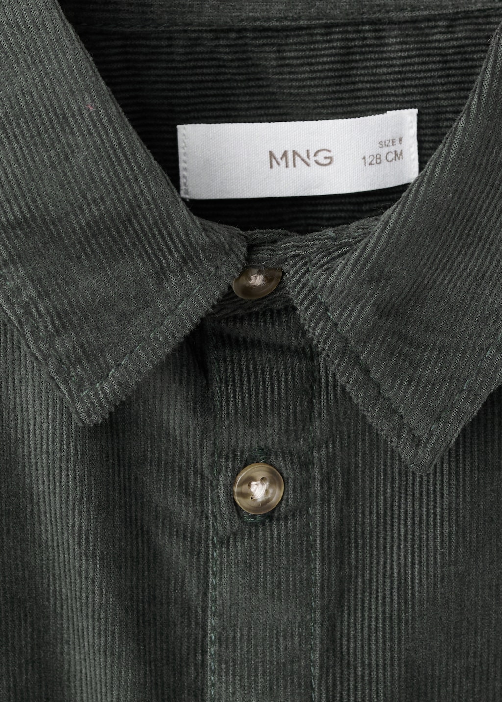 Regular-fit corduroy shirt