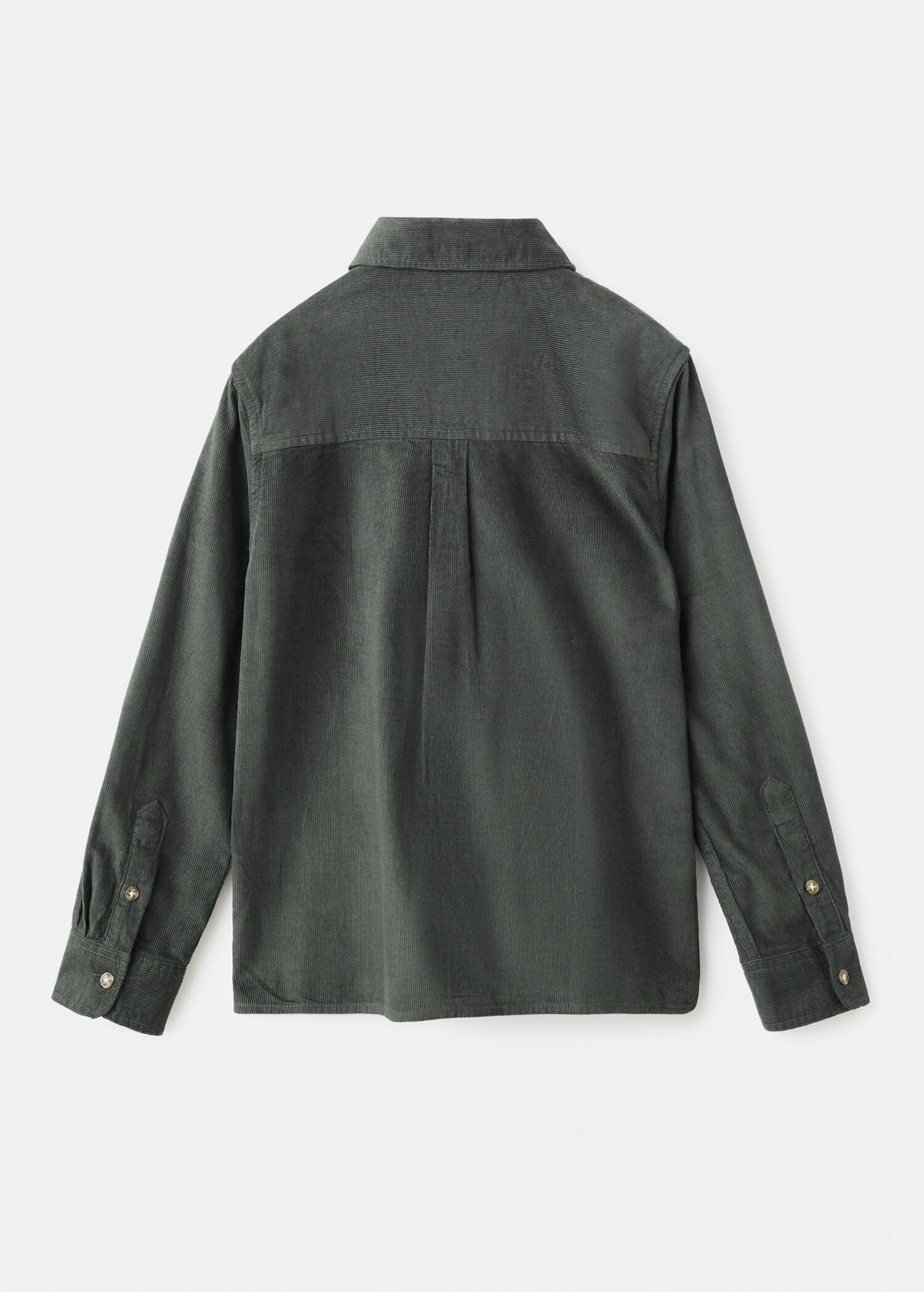Regular-fit corduroy shirt - Reverse of the article