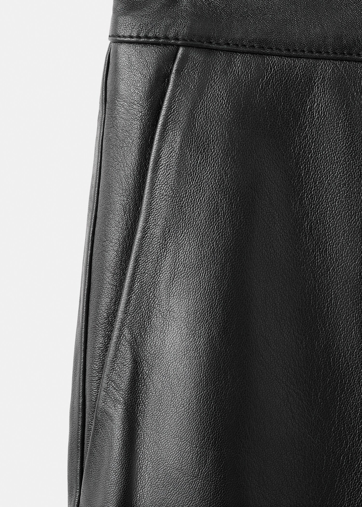 100% leather flared pants - Details of the article 8