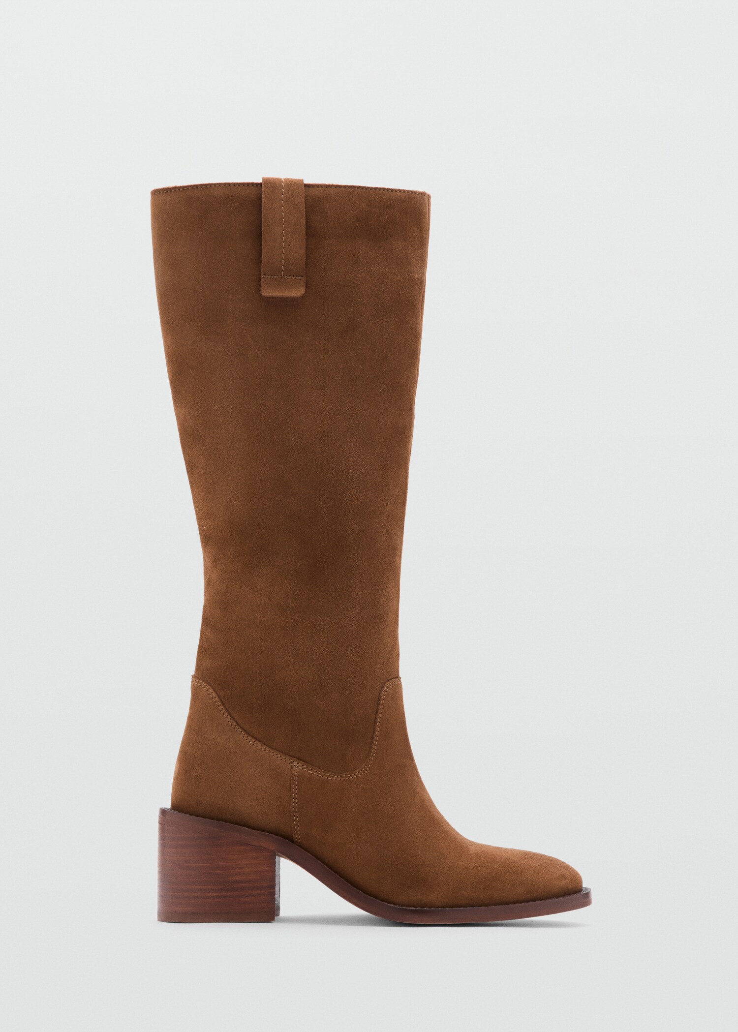 Leather boots with tall leg - Article without model