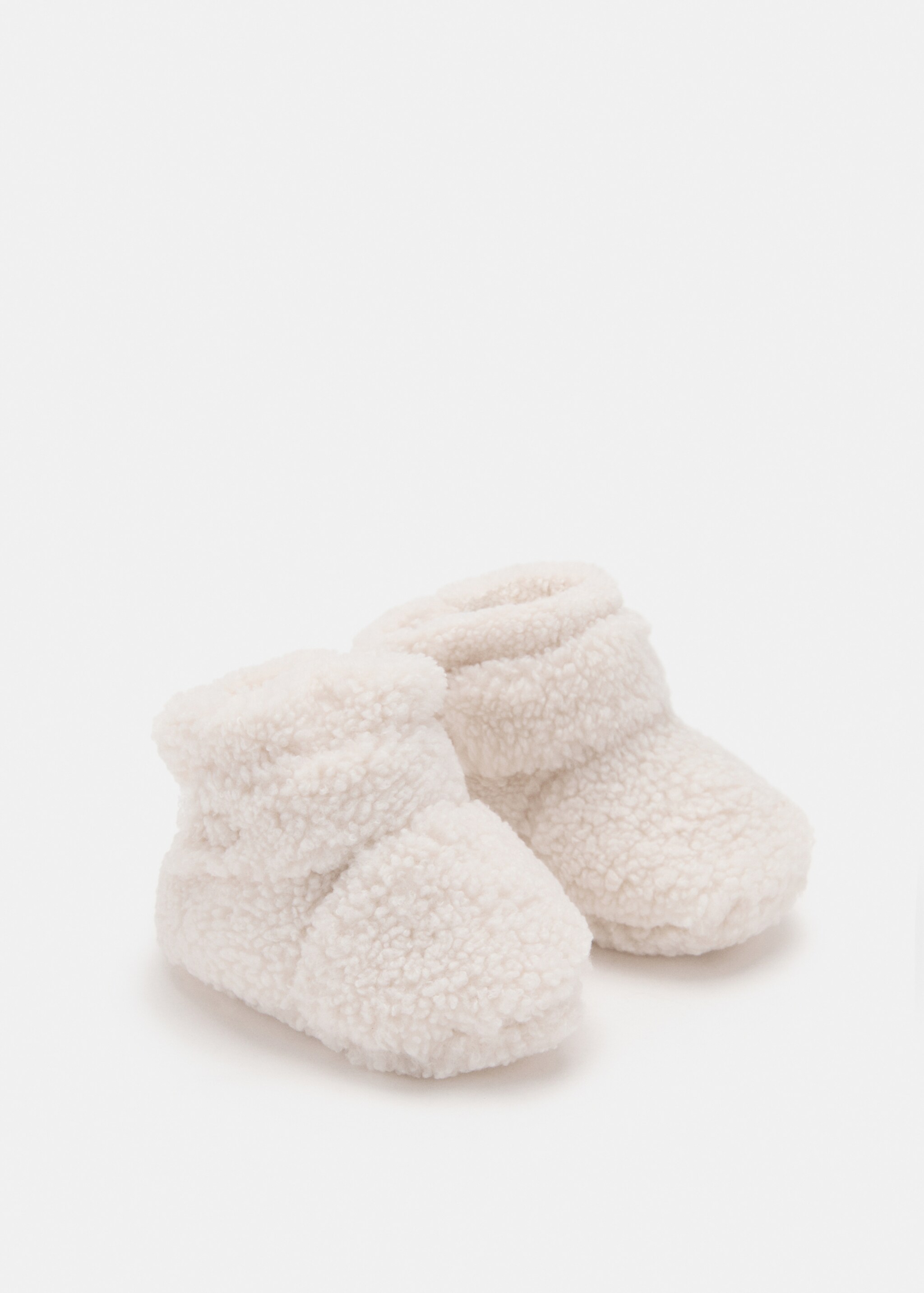 Lamb booties - الجهة الخلفية للمنتج, بيج فاتح. Ref: 17086347-00.