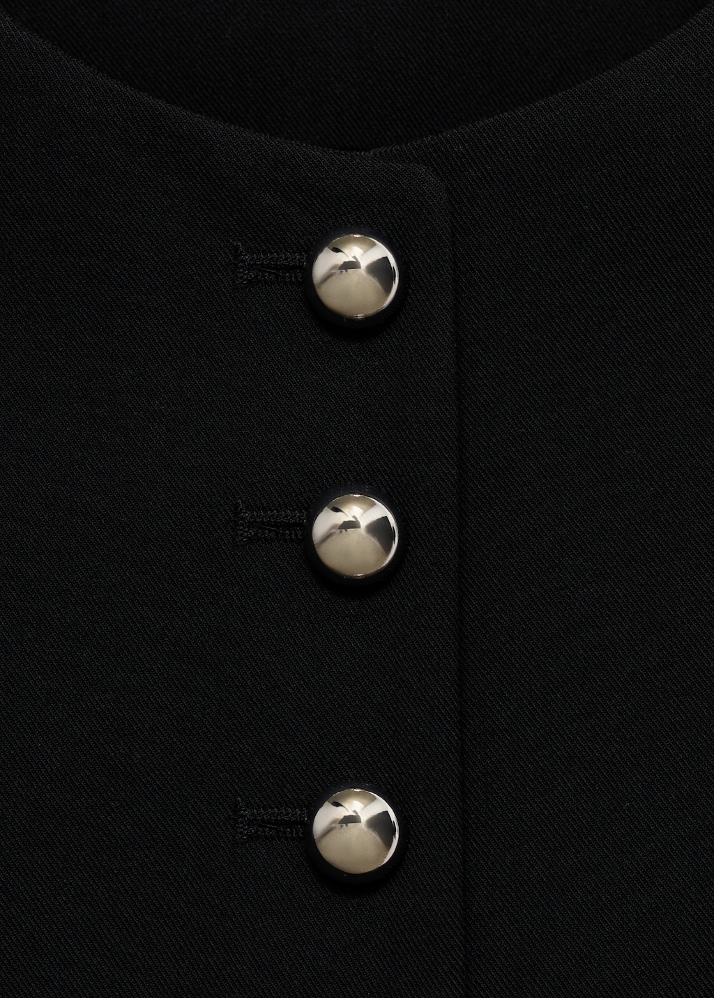 Suit vest with buttons