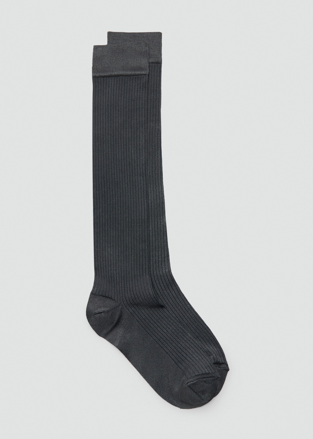 Long ribbed socks