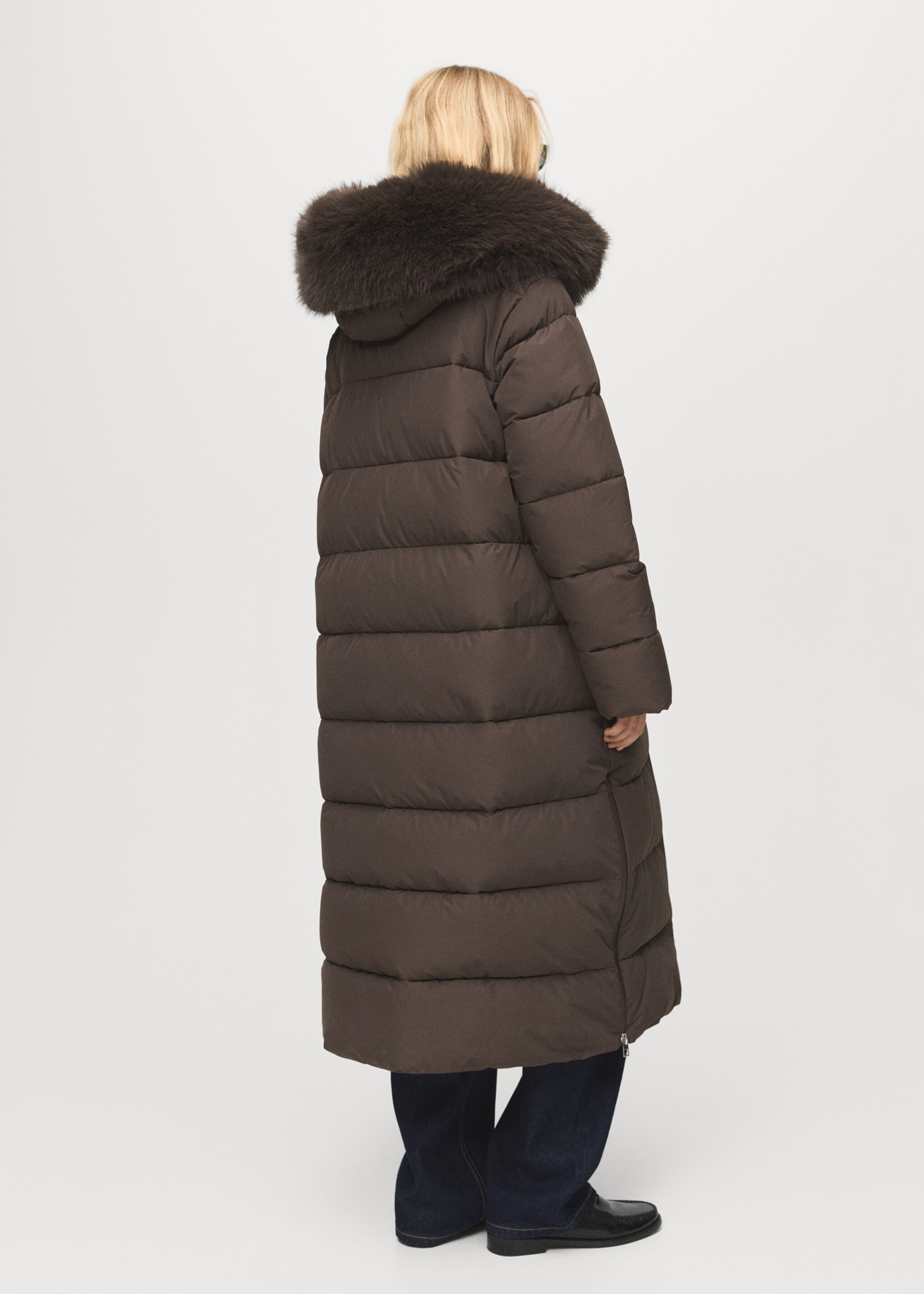 Anorak deluxy - Verso de l’article, Marron. Ref: 17086353-00.