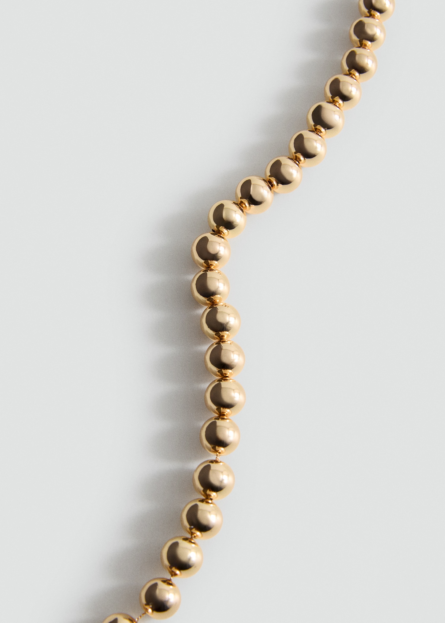 Metallic spheres necklace - Details of the article 1
