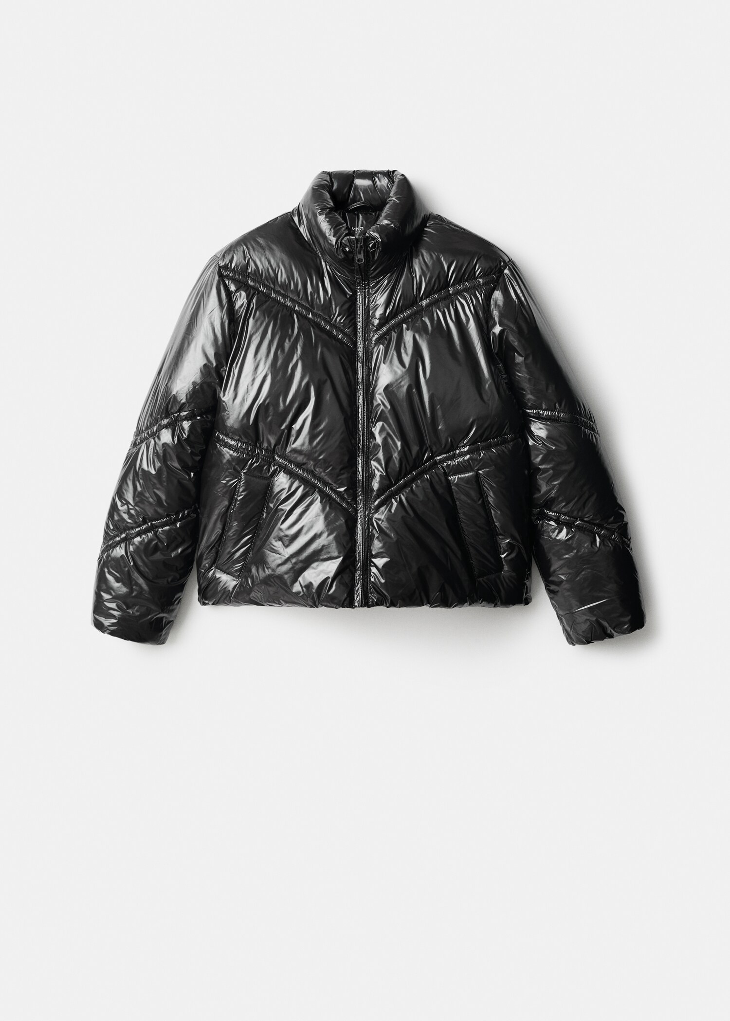 Shiny quilted anorak - Article without model