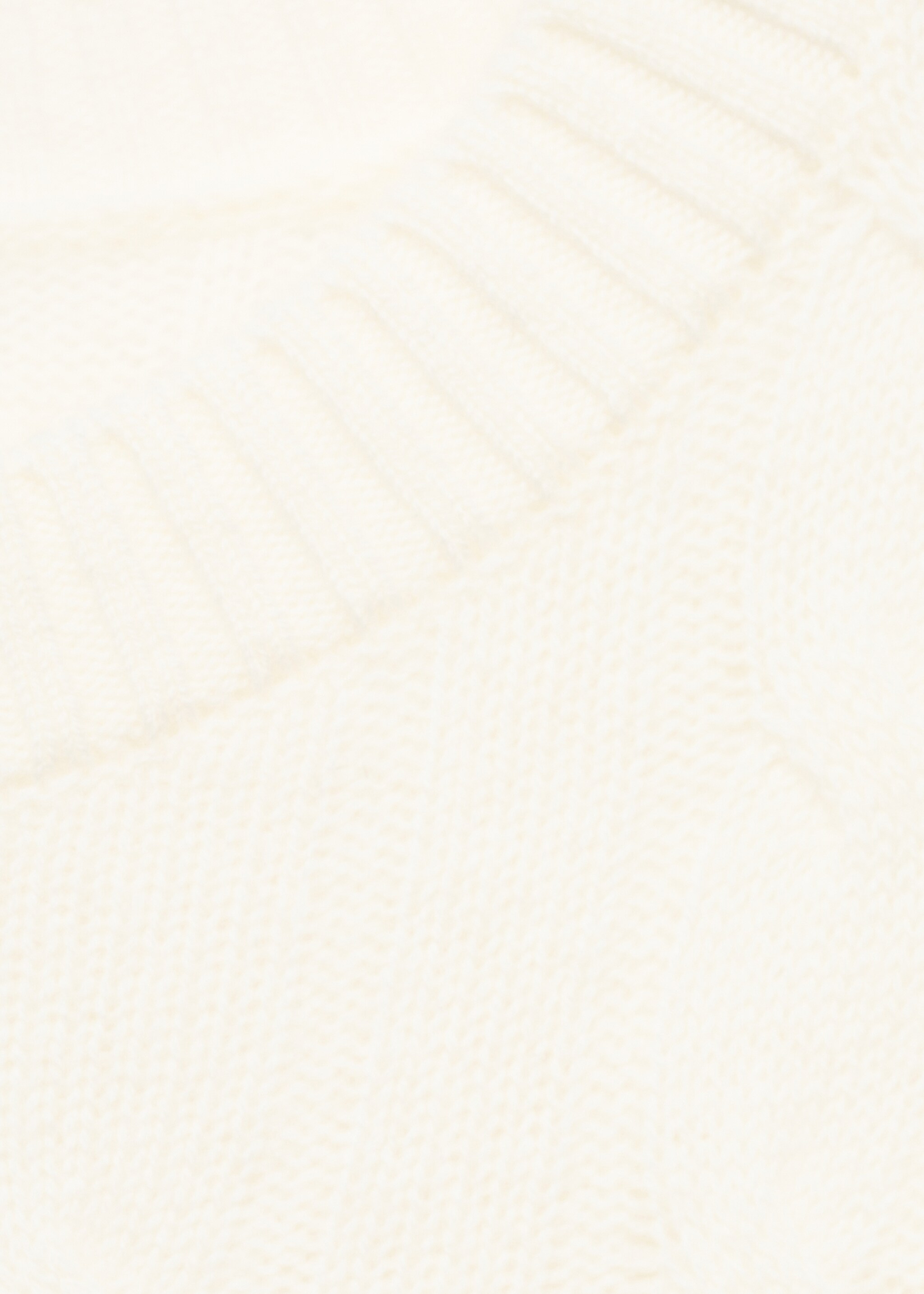 100% wool braided sweater - Details of the article 8, Ecru. Ref: 17086721-00.