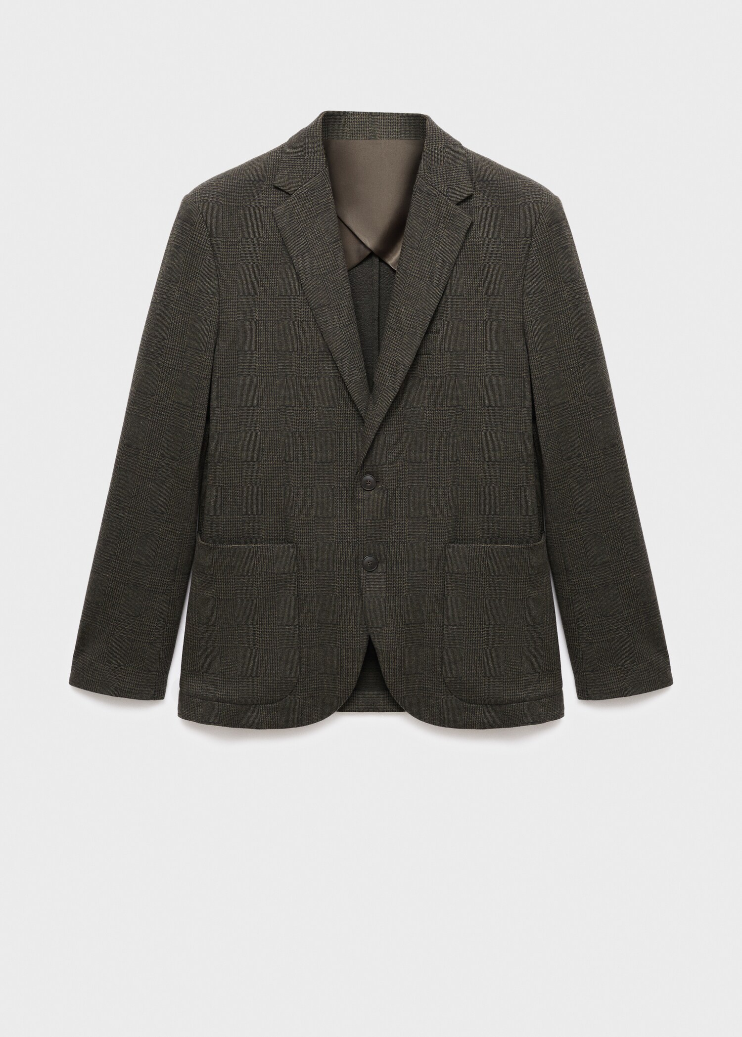 Slim fit microstructure blazer - Article without model