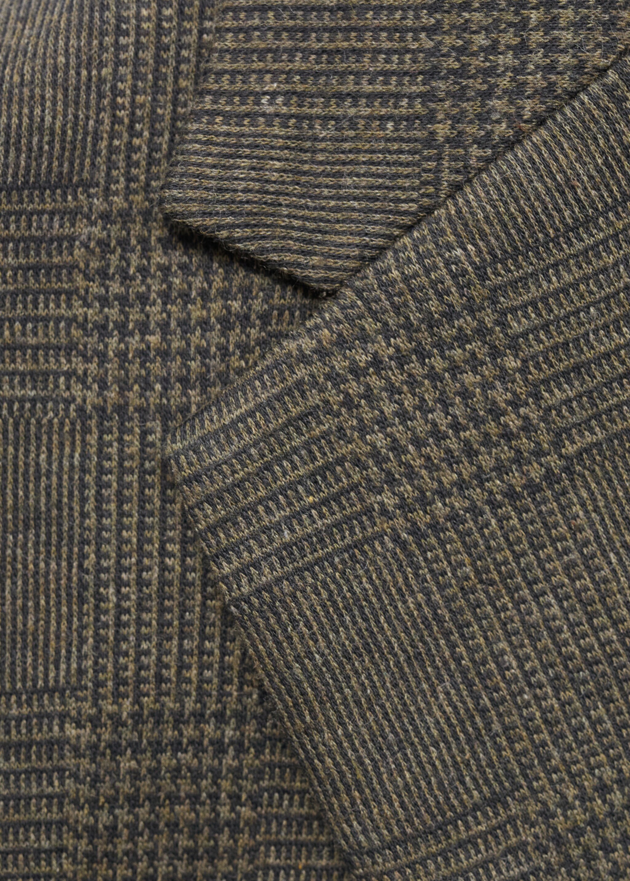 Slim fit microstructure blazer - Details of the article 0, Grey. Ref: 17086722-00.