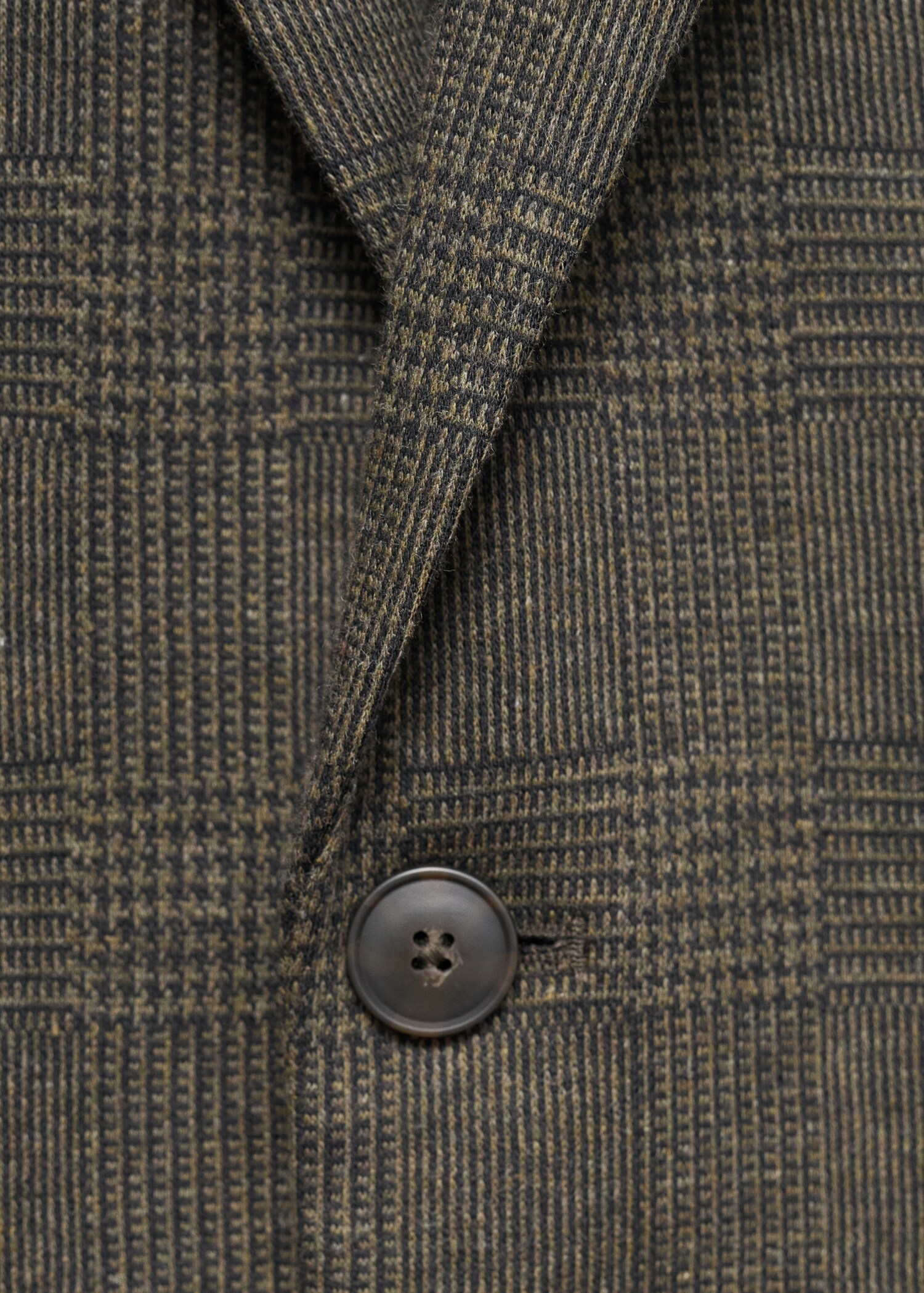 Slim fit microstructure blazer - Details of the article 8