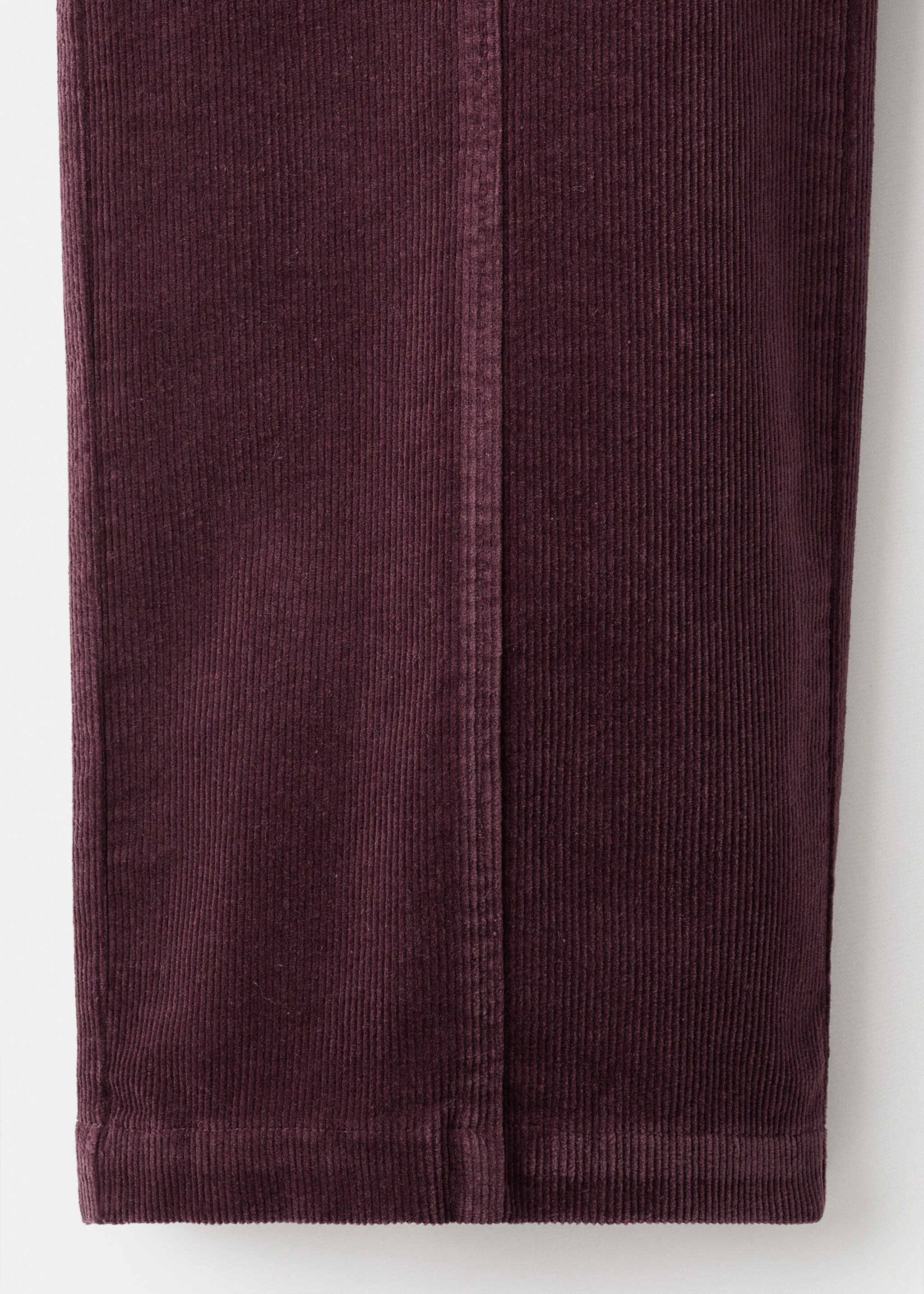 Trousers cris - Details of the article 0, Burgundy. Ref: 17086723-00.