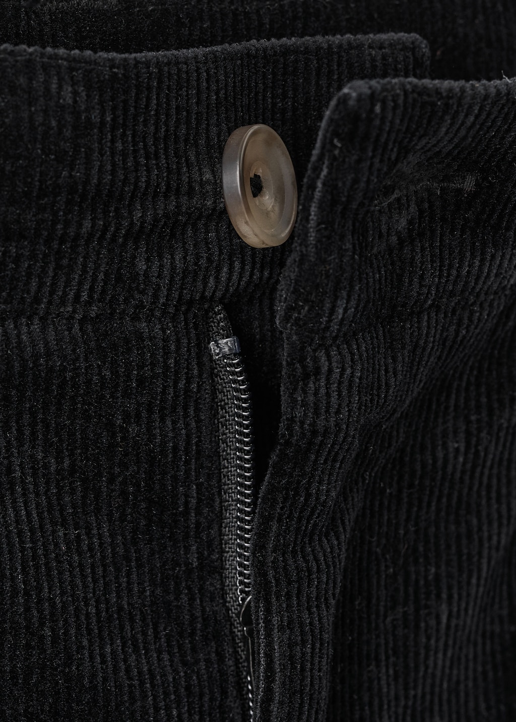 Straight-leg corduroy pants