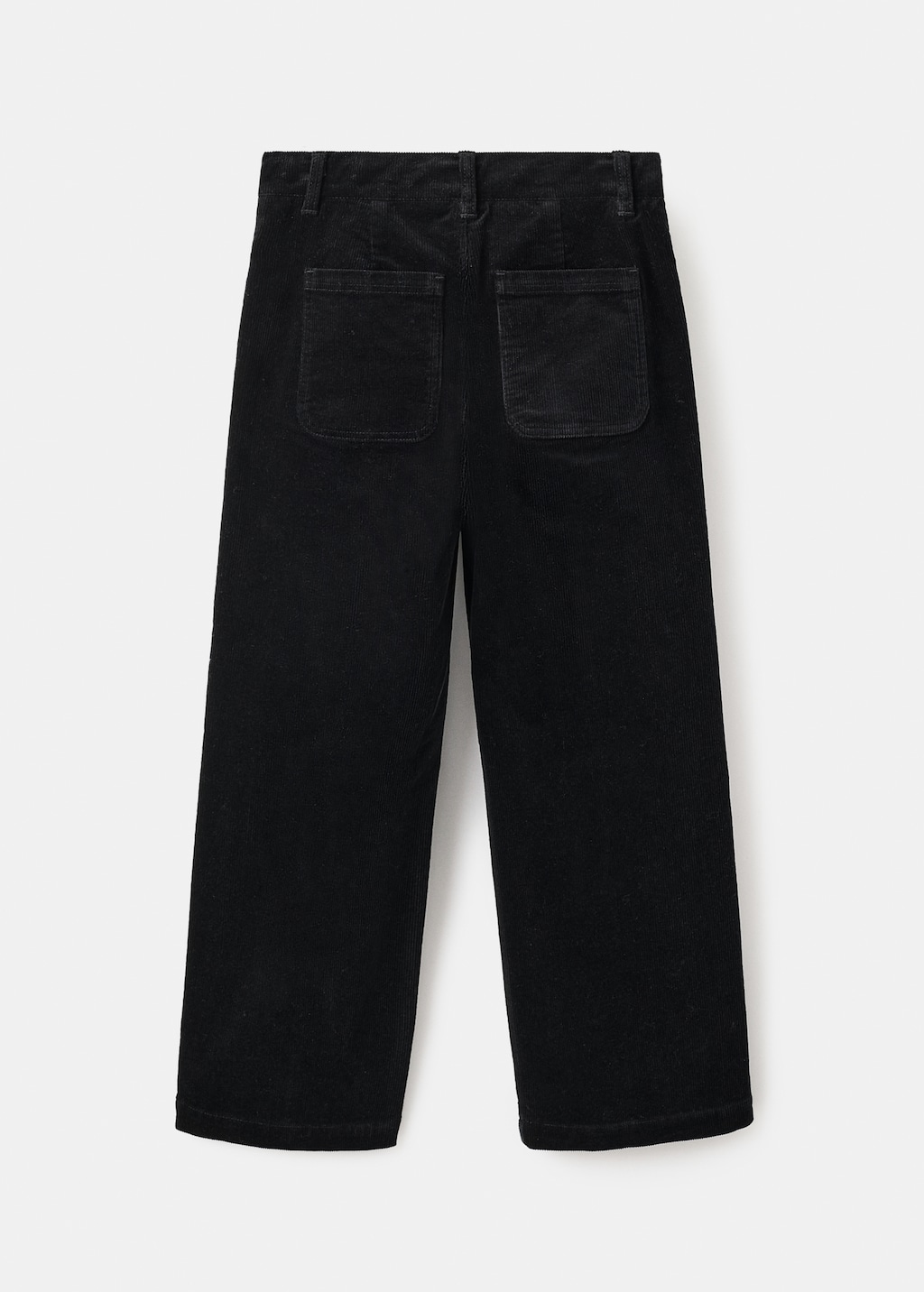 Straight-leg corduroy pants