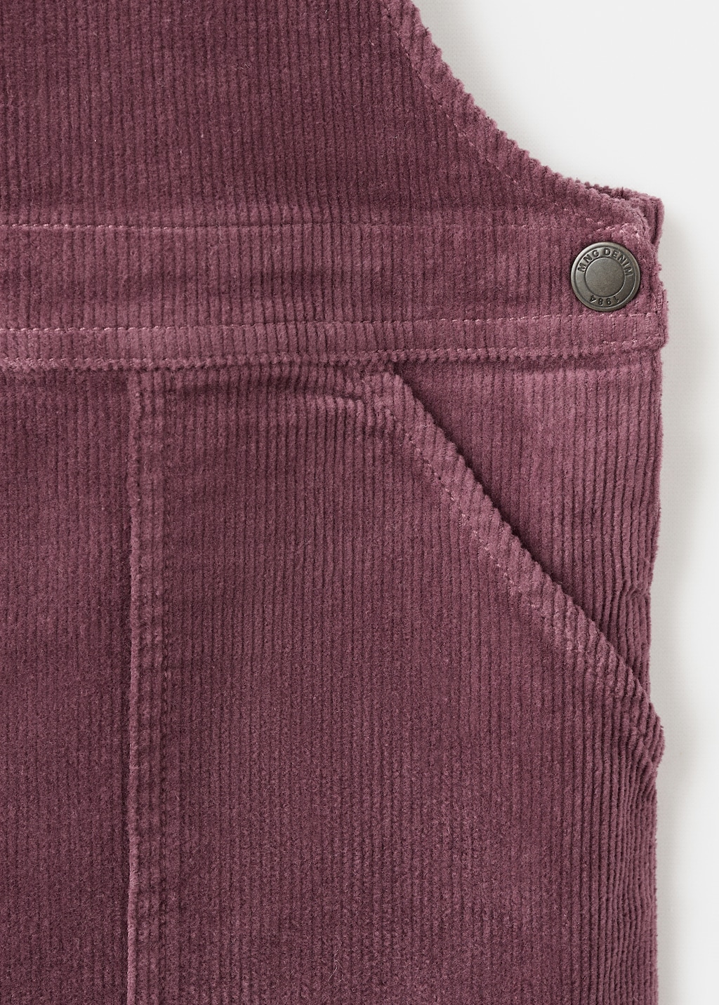 Corduroy pinafore dress