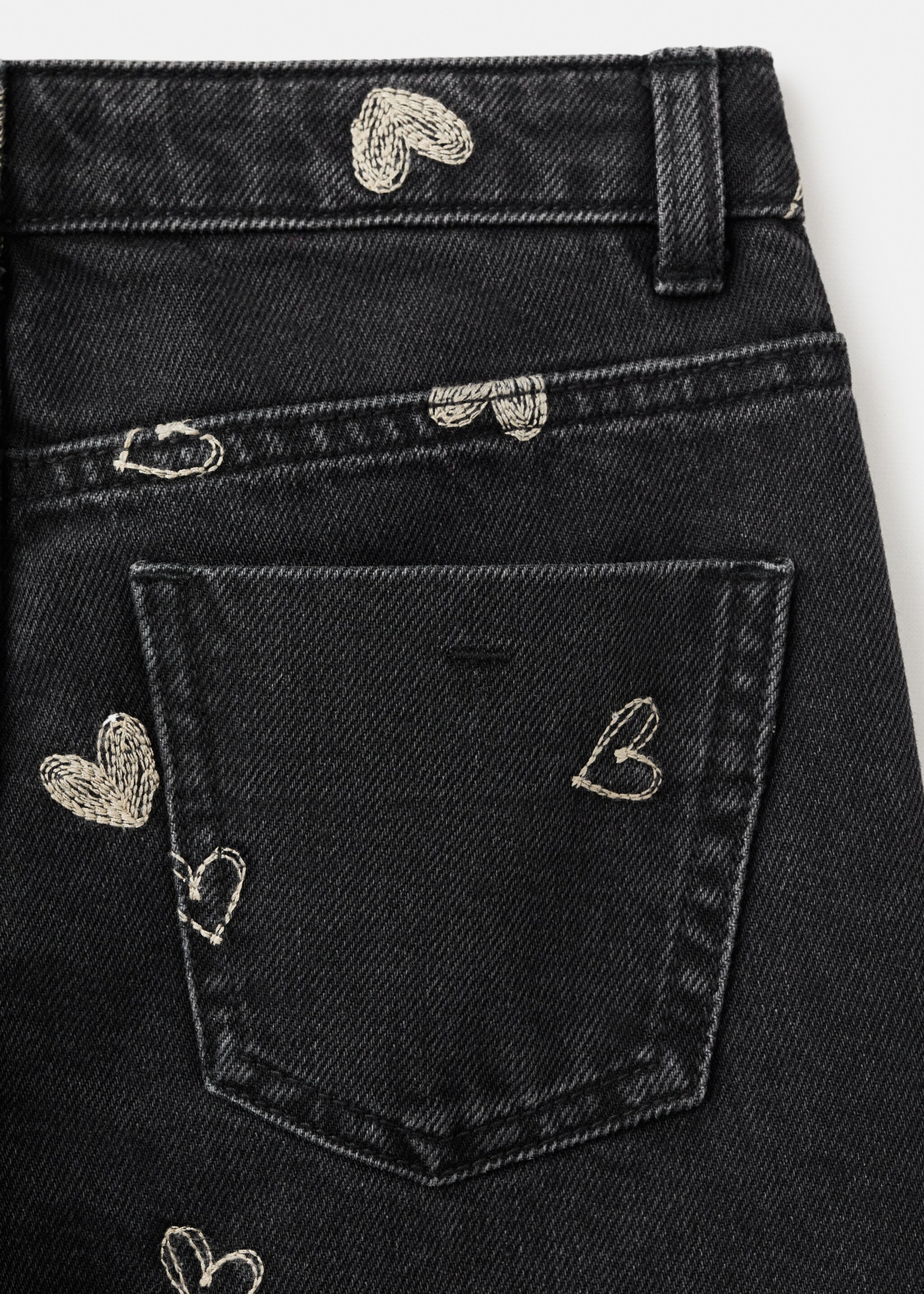 Jeans mila - Détail de l'article 8, Black denim. Ref: 17086725-00.