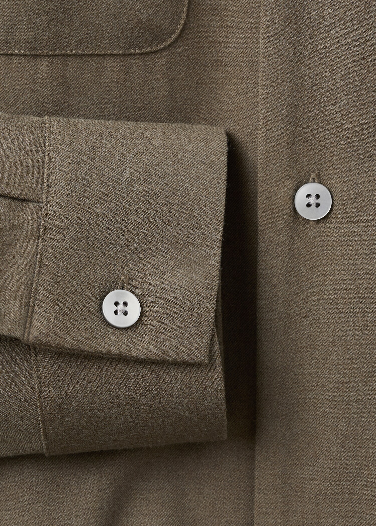 Regular-fit overshirt with pocket - Details of the article 0