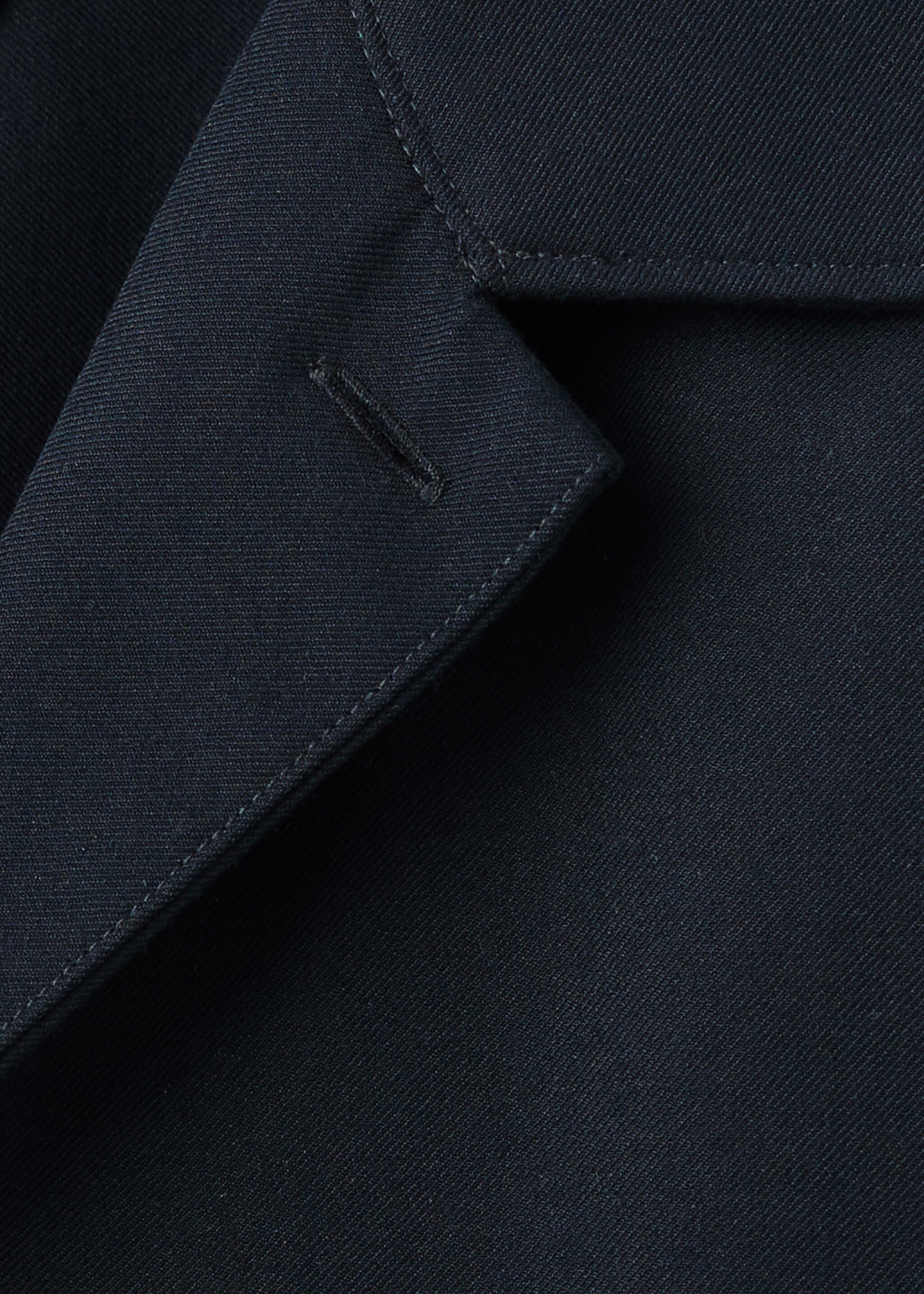 Regular-fit overshirt with pocket - Details of the article 8, Dark Navy. Ref: 17086726-00.