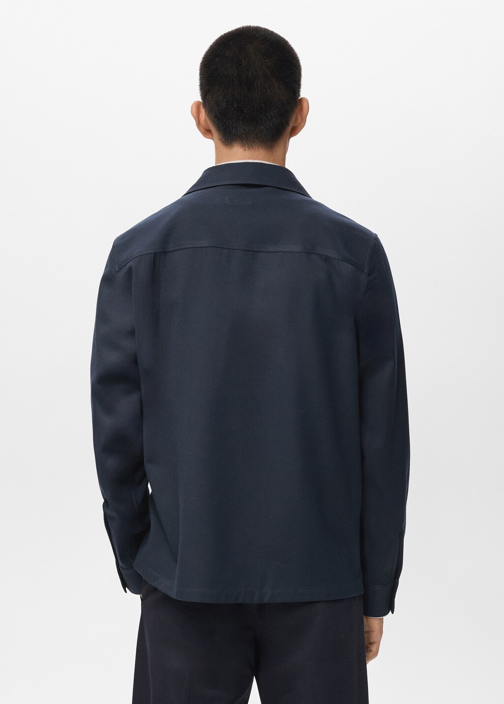 Regular-fit overshirt with pocket