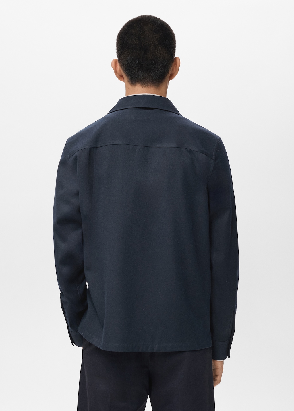 Regular-fit overshirt with pocket