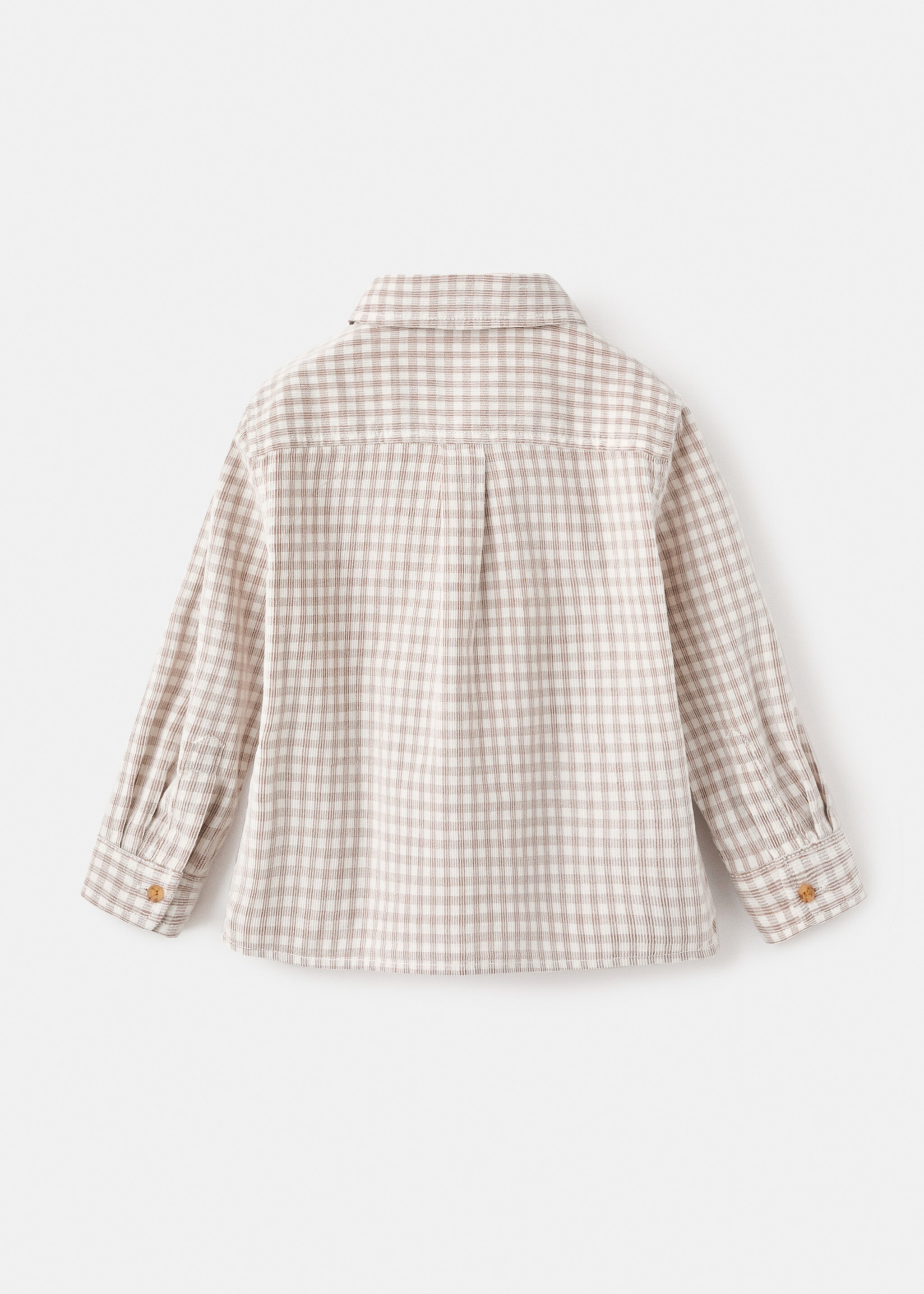 Chemise canigo - Verso de l’article, Sable. Ref: 17086727-00.
