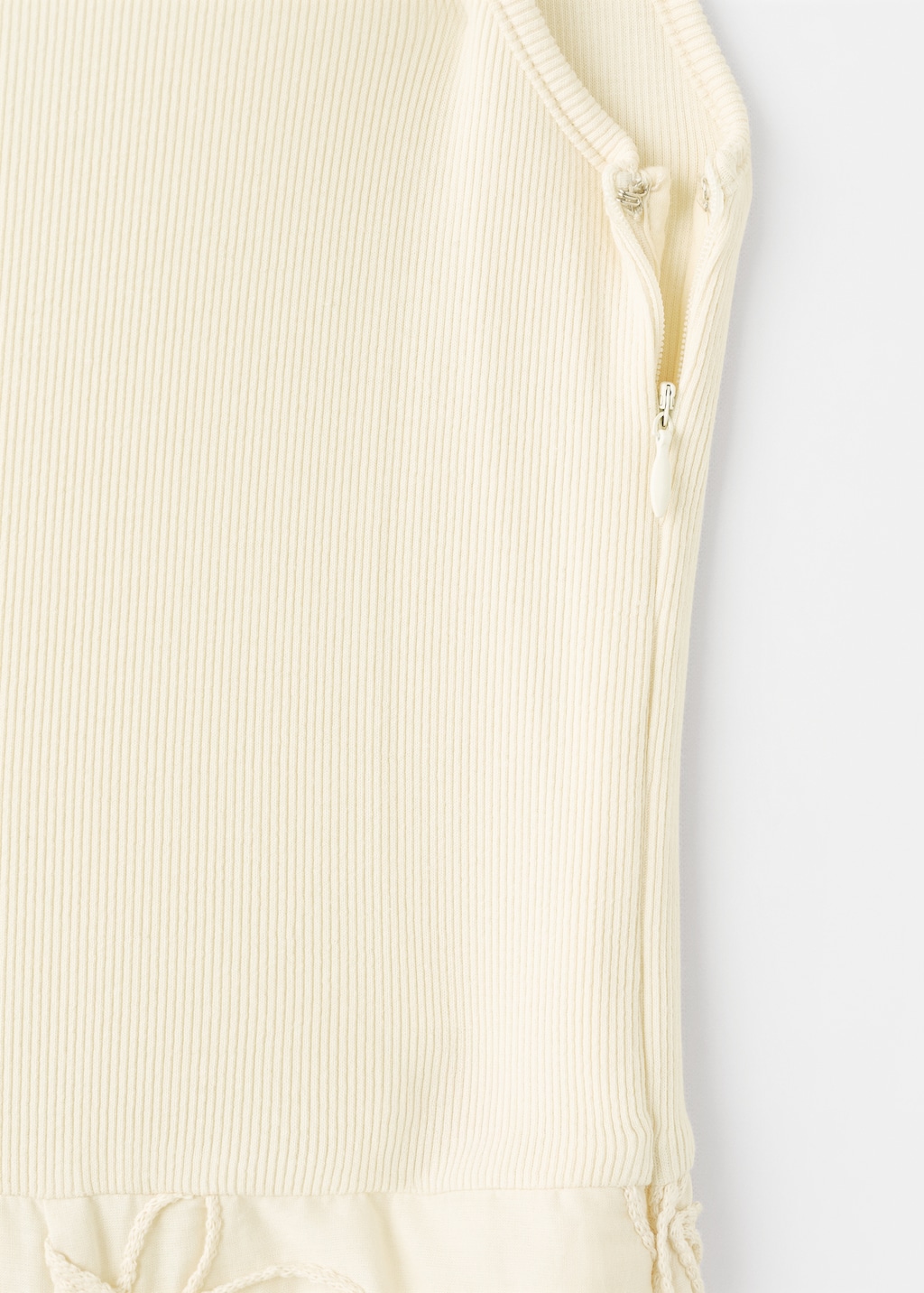 Floral-embroidered combined dress - image 5