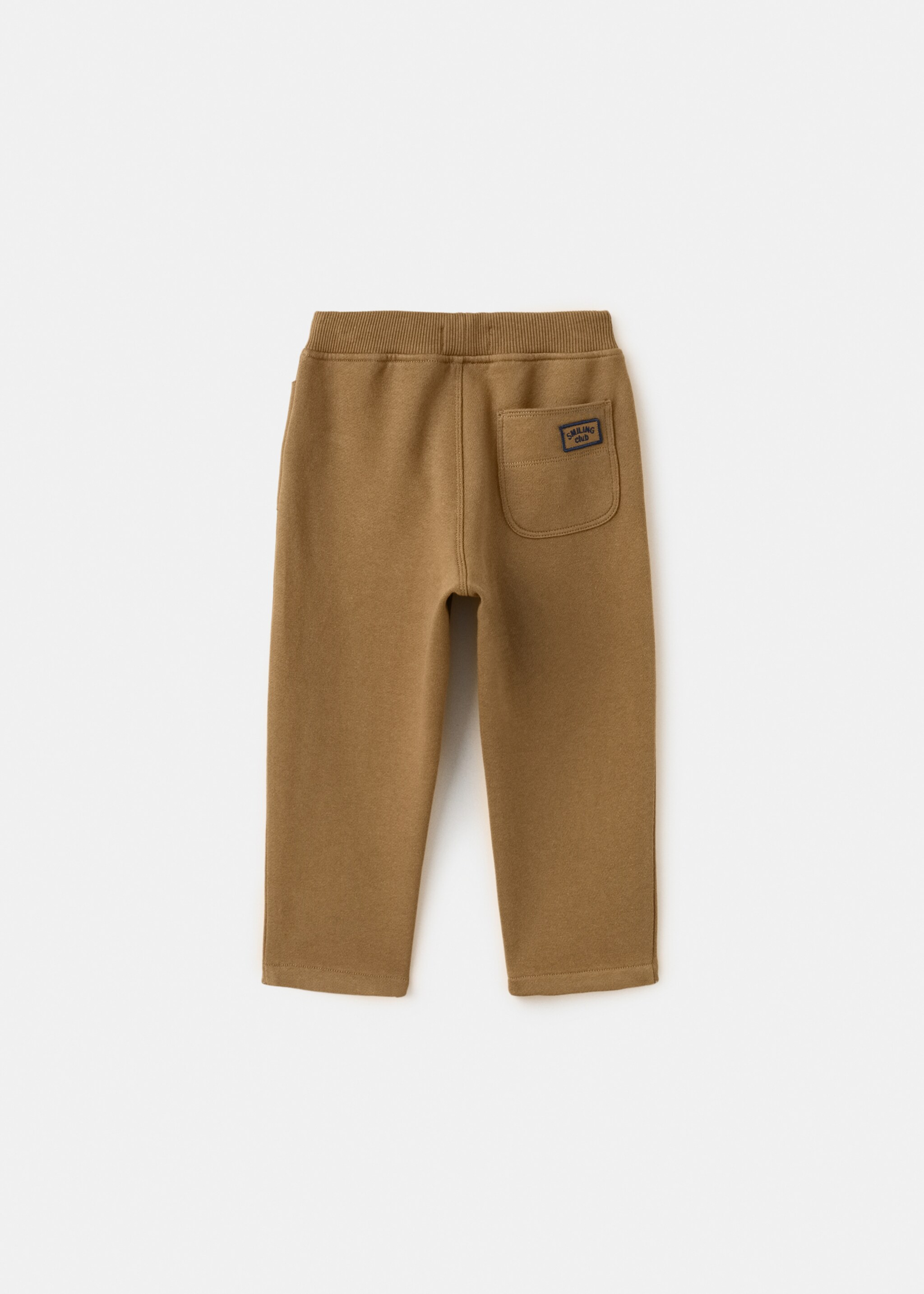 Joggers algodón cordón - Reverso del artículo, Caramelo. Ref: 17086729-00.