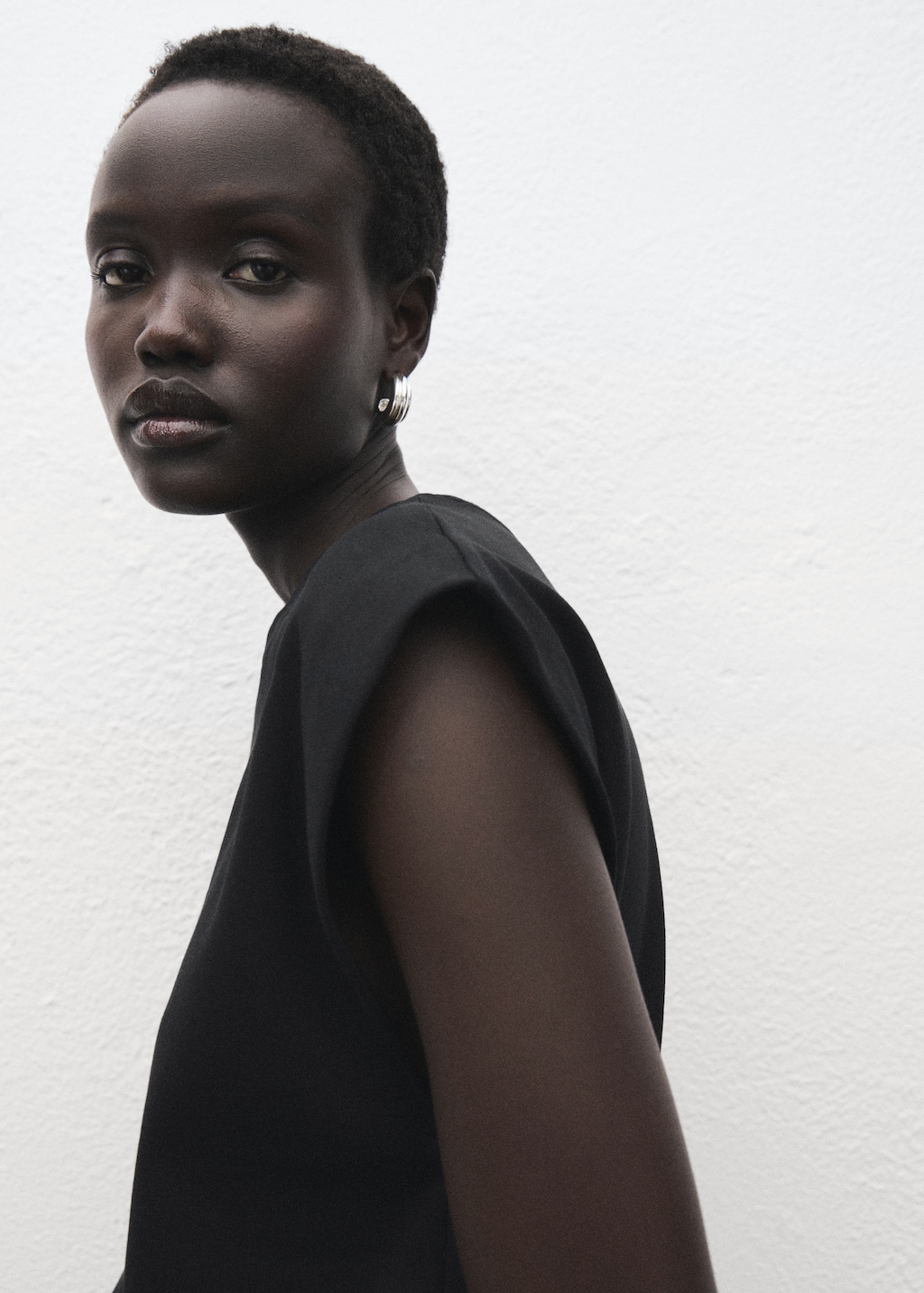 Cotton sleeveless t-shirt