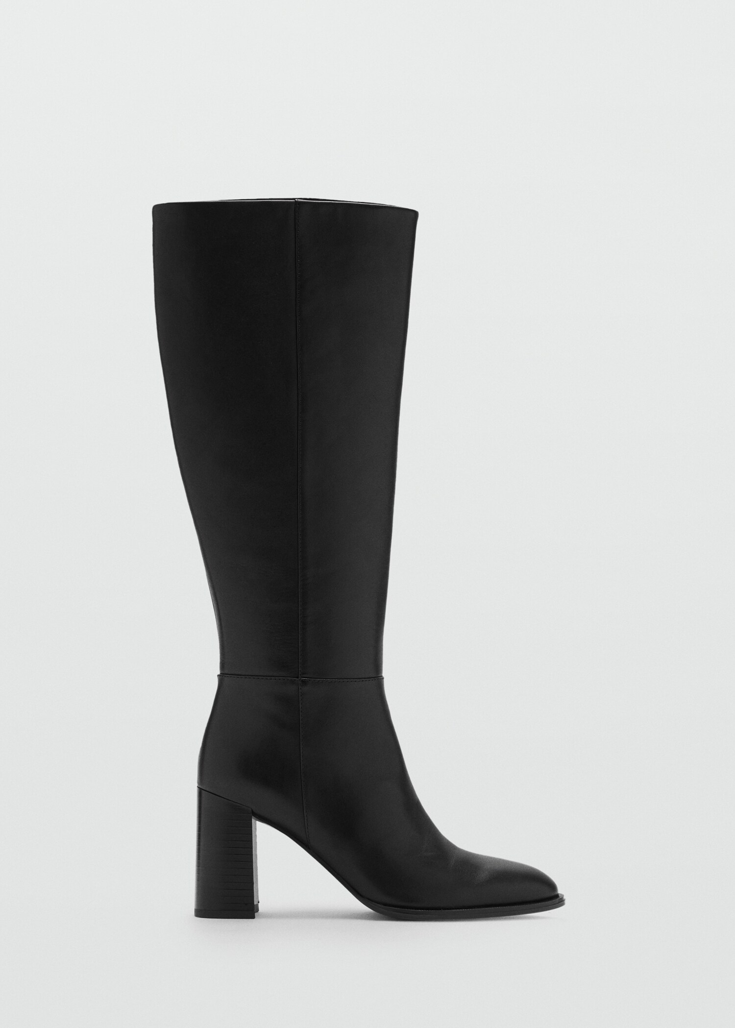 Leather block-heel boots - Article without model