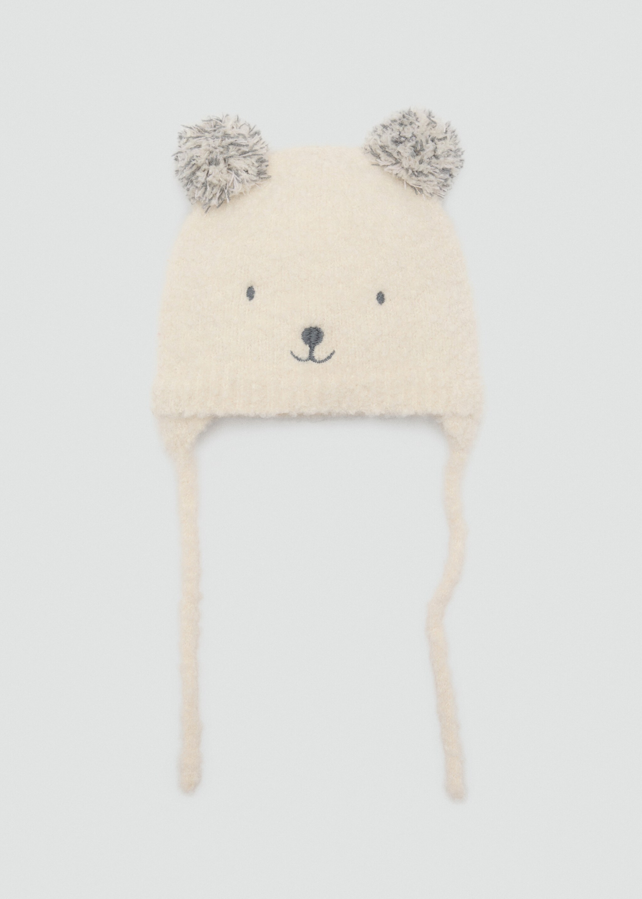 Gorro de malha de urso - Artigo sem modelo, Cru. Ref: 17086740-00.